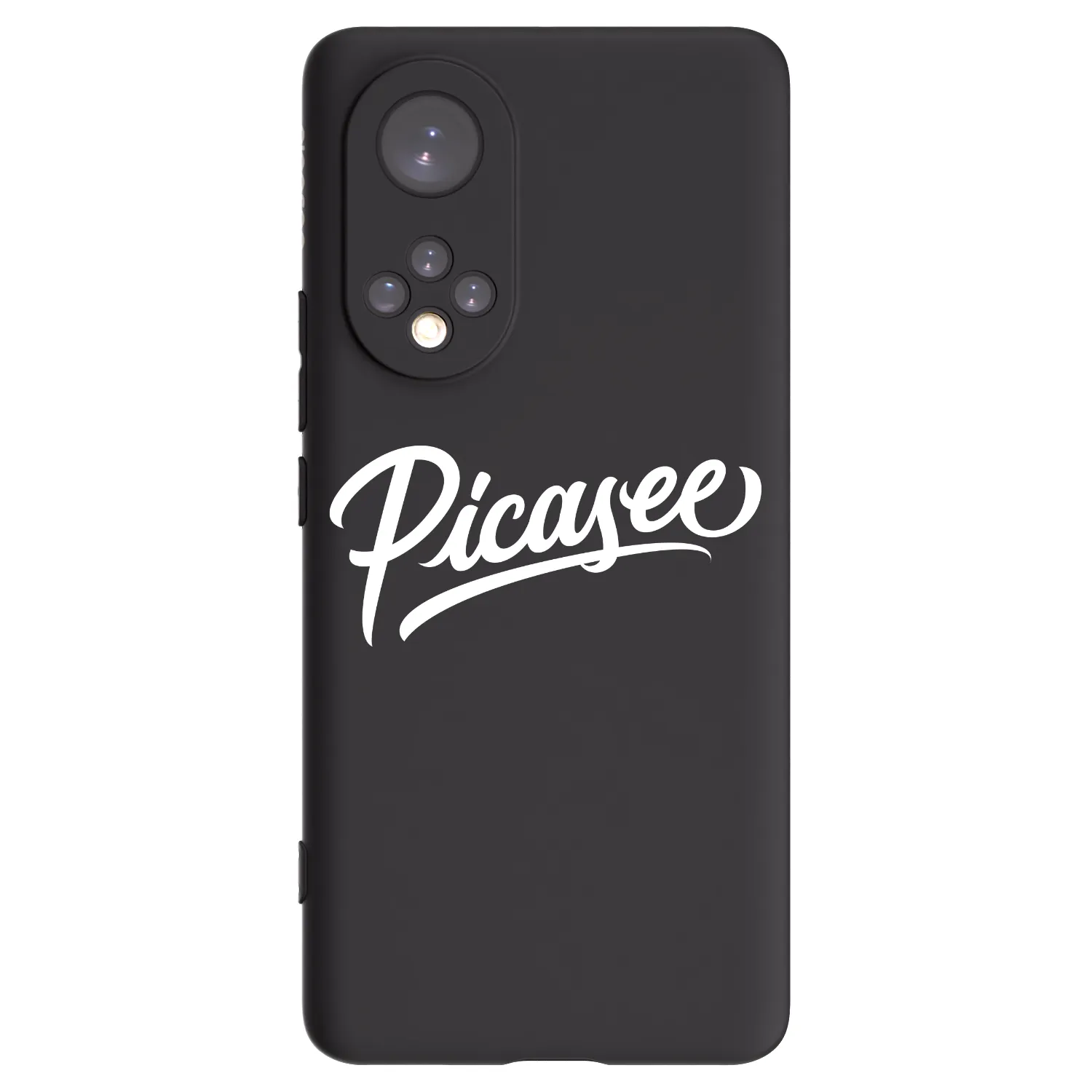 Picasee husă neagră din silicon pentru Honor 50 5G - Picasee - old logo - white