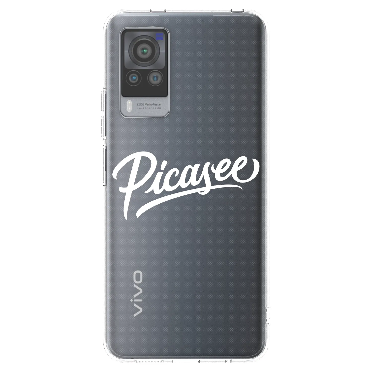 Picasee husă transparentă din silicon pentru Vivo X60 Pro 5G - Picasee - old logo - white