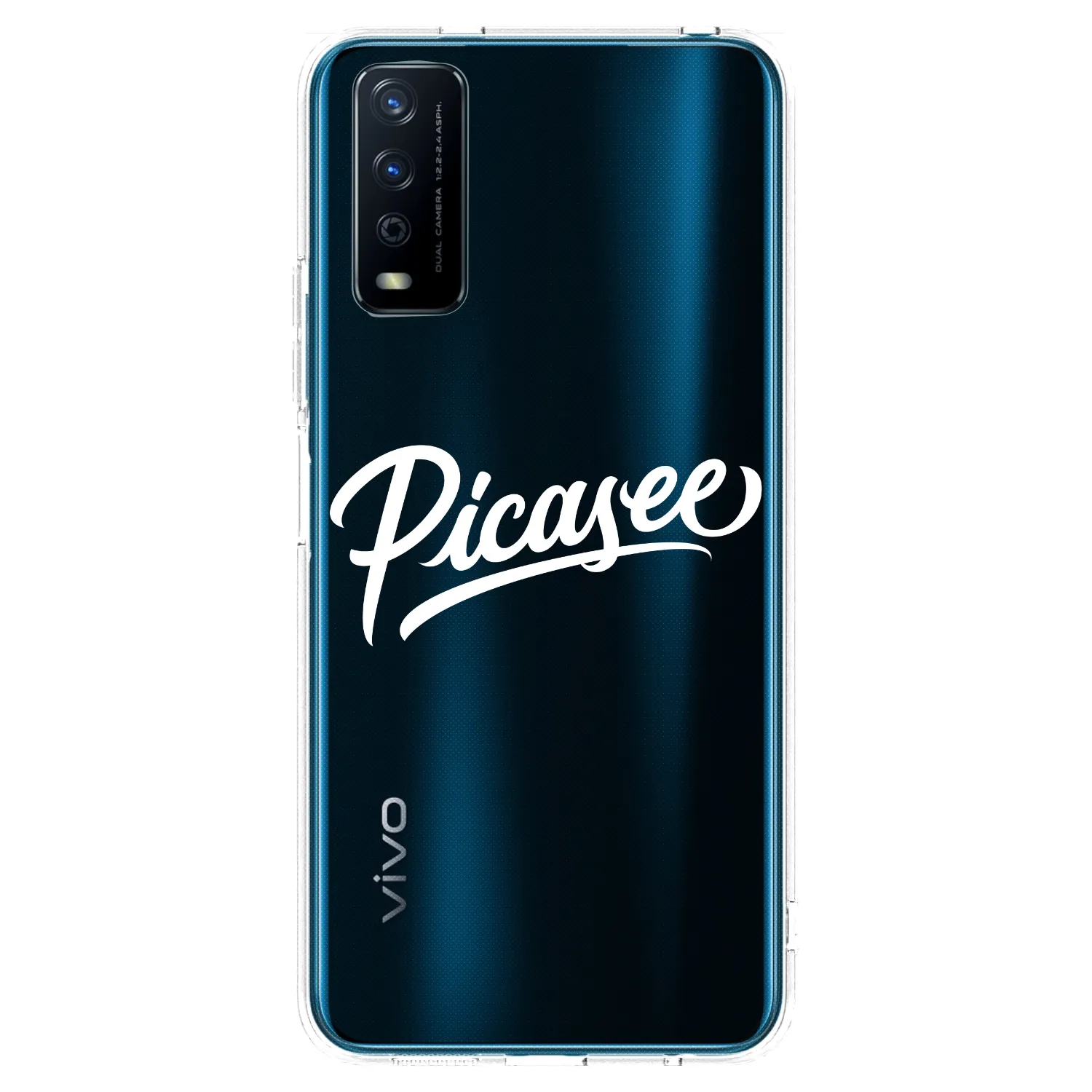 Picasee husă transparentă din silicon pentru Vivo Y11s - Picasee - old logo - white