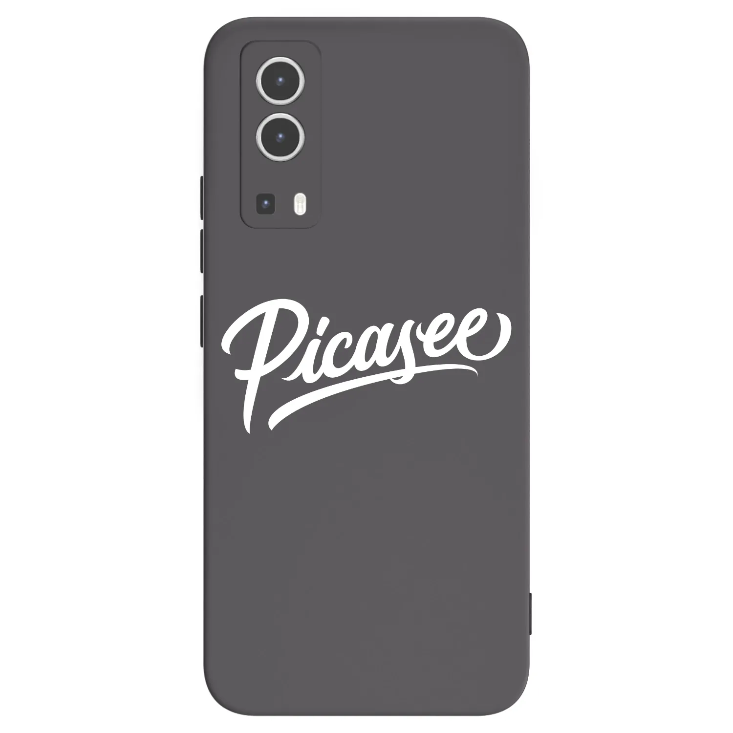 Picasee husă neagră din silicon pentru Vivo Y72 5G - Picasee - old logo - white