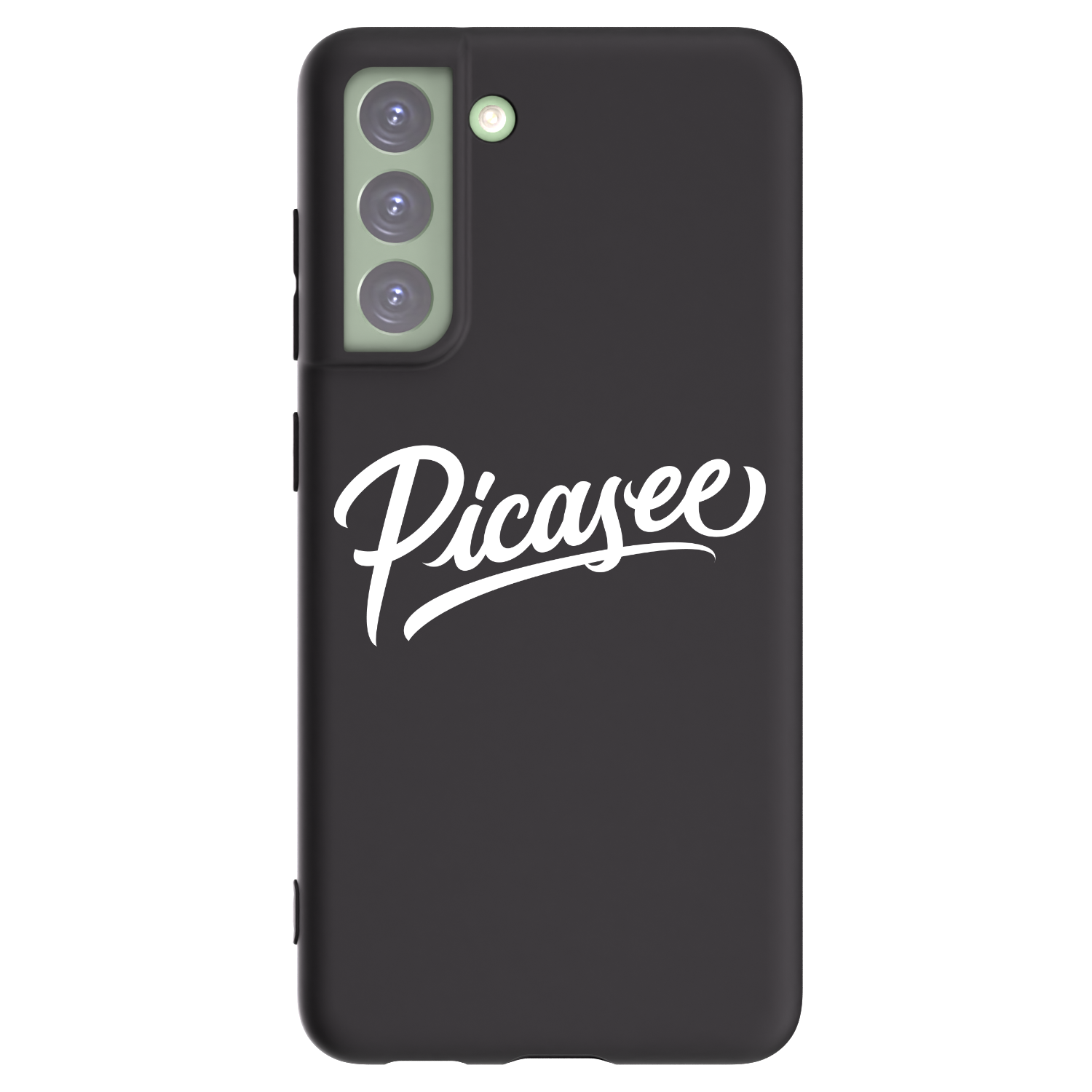 Picasee husă neagră din silicon pentru Samsung Galaxy S21 FE 5G - Picasee - old logo - white