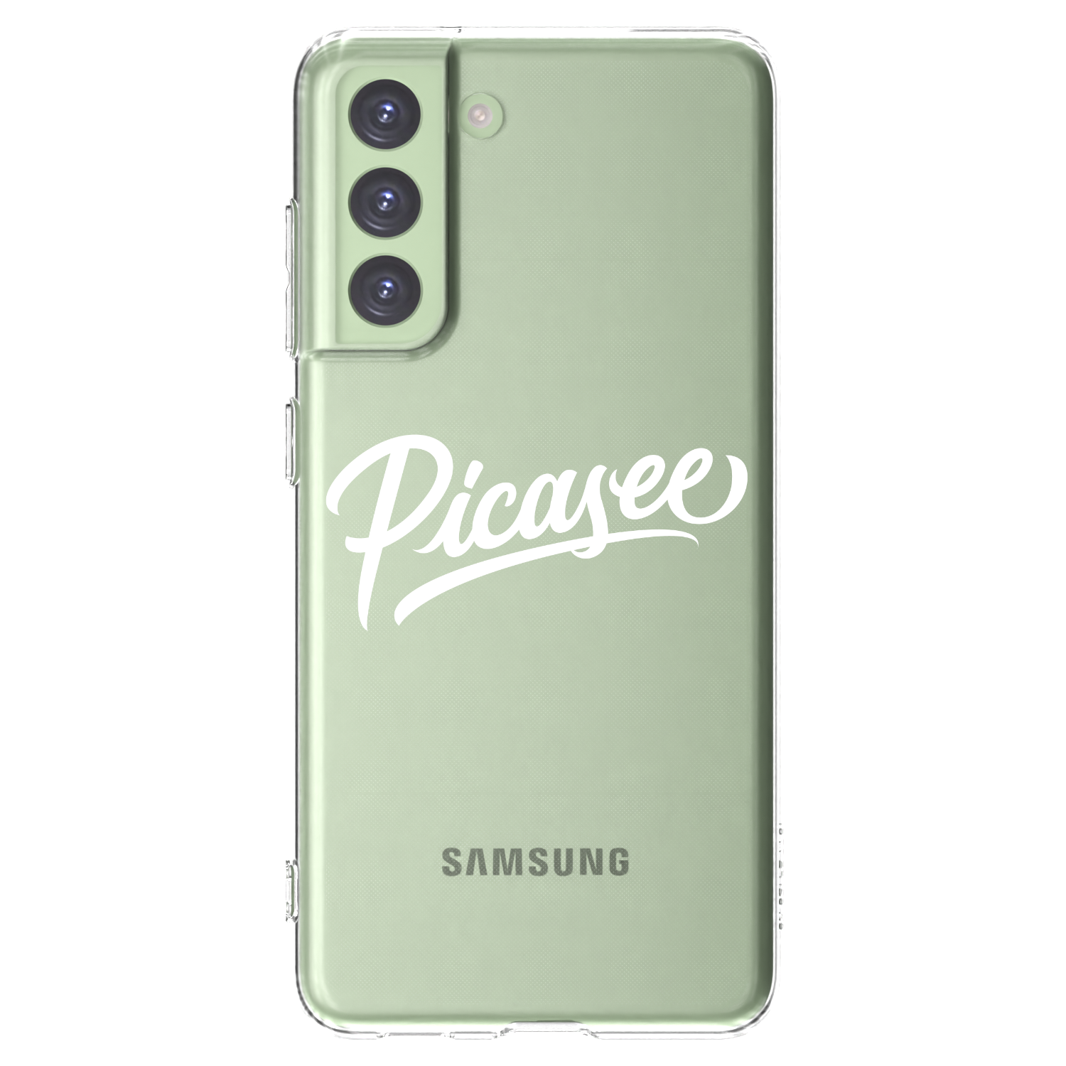 Picasee husă transparentă din silicon pentru Samsung Galaxy S21 FE 5G - Picasee - old logo - white