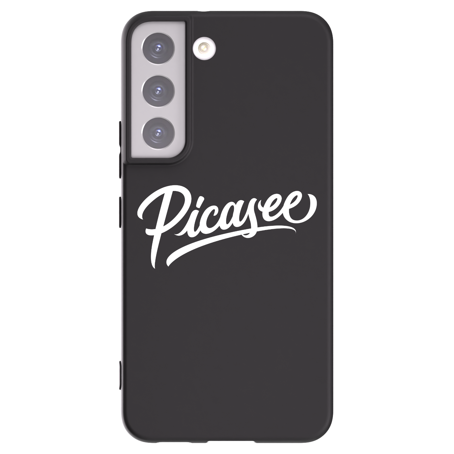 Picasee husă neagră din silicon pentru Samsung Galaxy S22 5G - Picasee - old logo - white
