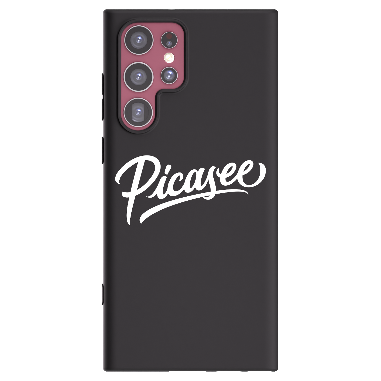 Picasee husă neagră din silicon pentru Samsung Galaxy S22 Ultra 5G - Picasee - old logo - white