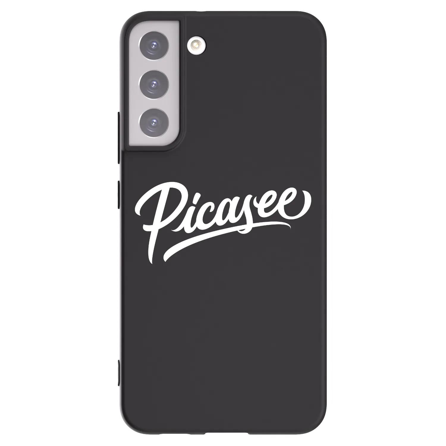 Picasee husă neagră din silicon pentru Samsung Galaxy S22+ 5G - Picasee - old logo - white