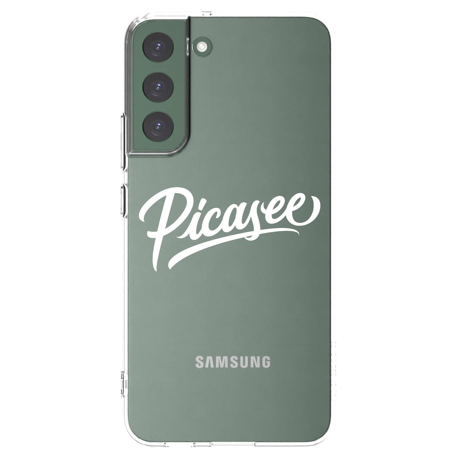 Picasee husă transparentă din silicon pentru Samsung Galaxy S22+ 5G - Picasee - old logo - white