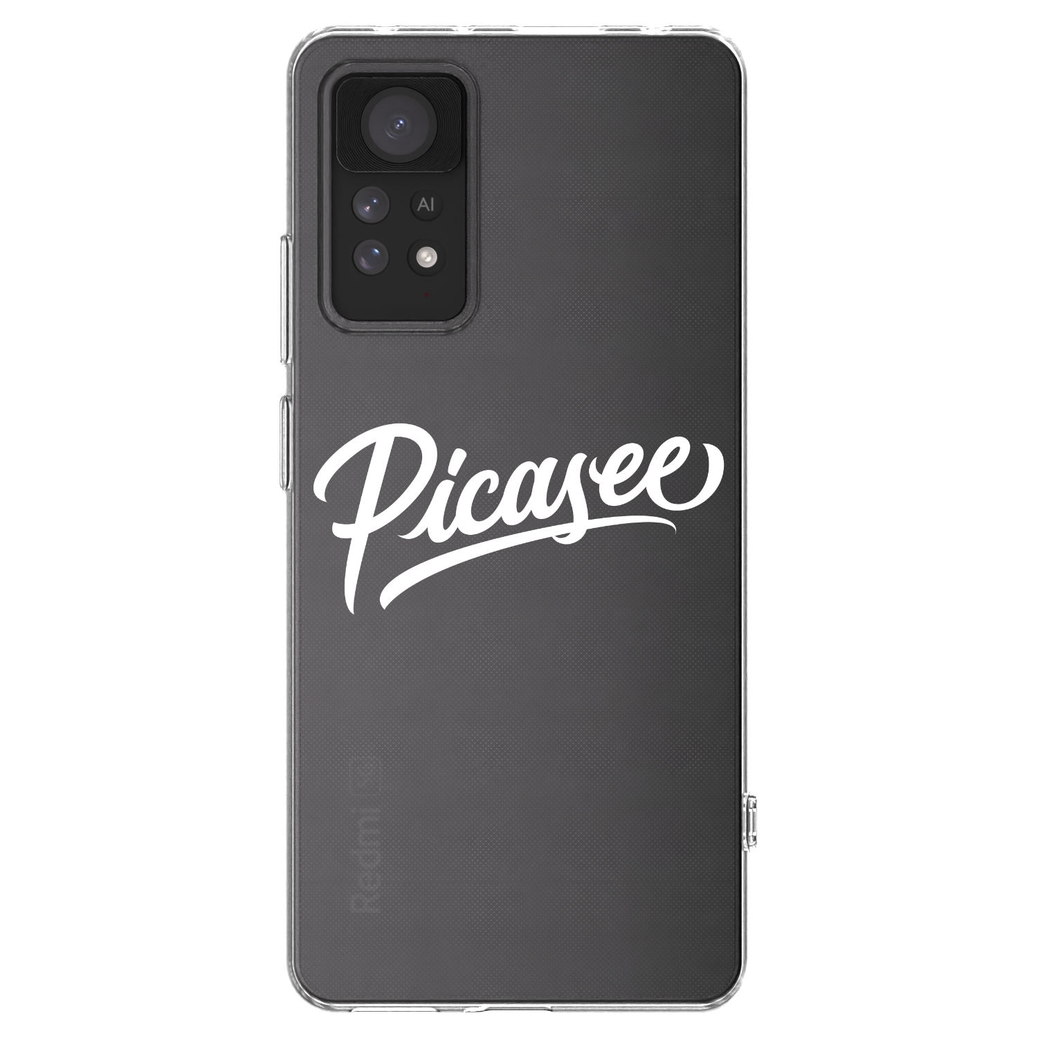 Picasee husă transparentă din silicon pentru Xiaomi Redmi Note 11 Pro - Picasee - old logo - white