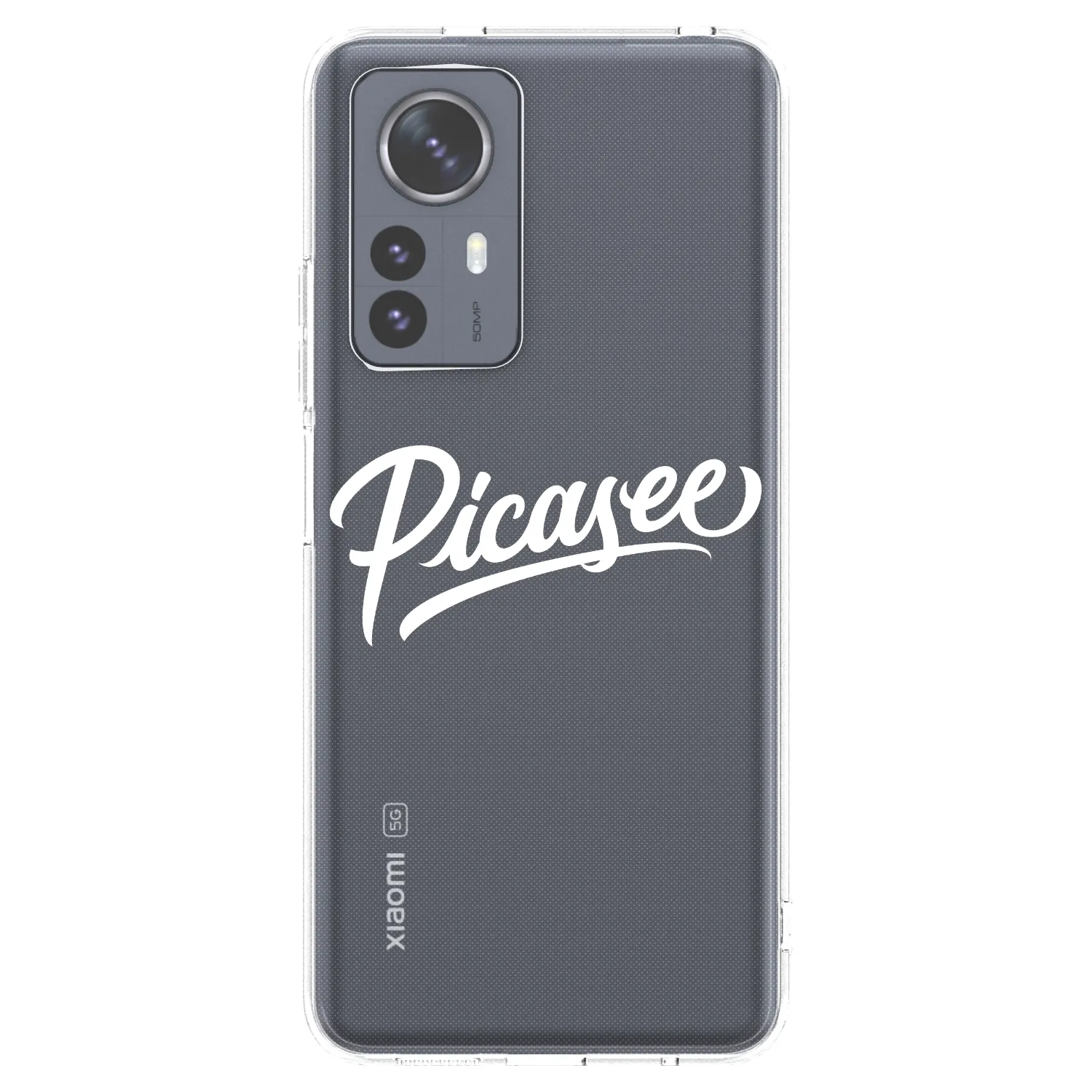 Picasee husă transparentă din silicon pentru Xiaomi 12 Pro - Picasee - old logo - white