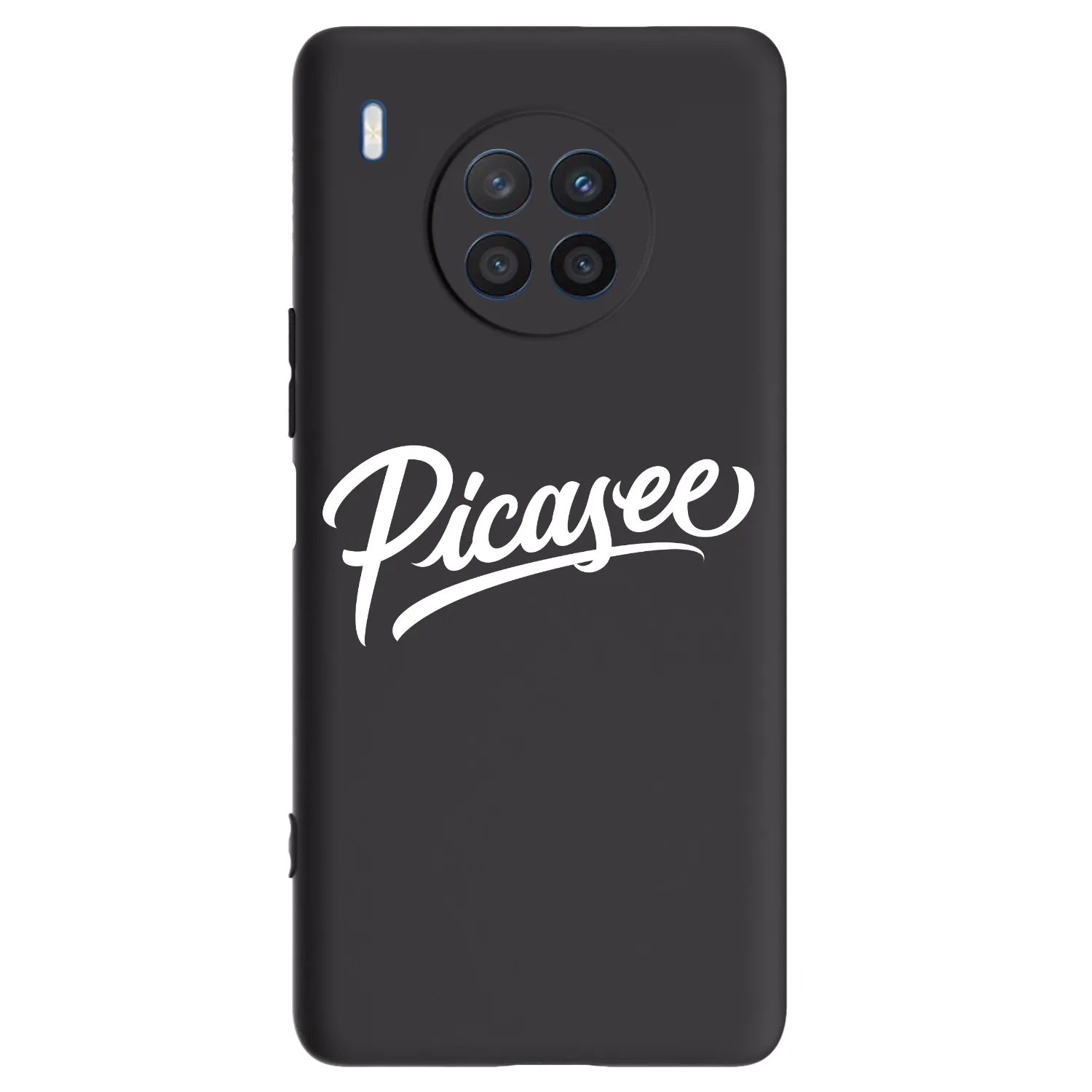 Picasee husă neagră din silicon pentru Honor 50 Lite - Picasee - old logo - white