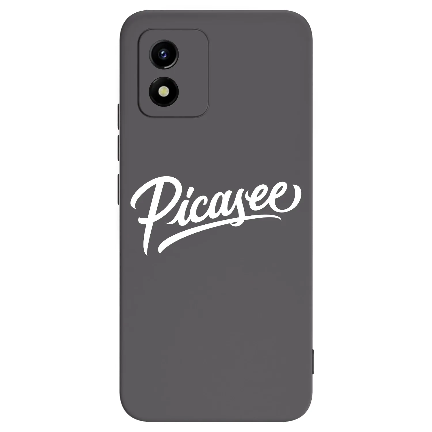 Picasee husă neagră din silicon pentru Vivo Y01 - Picasee - old logo - white