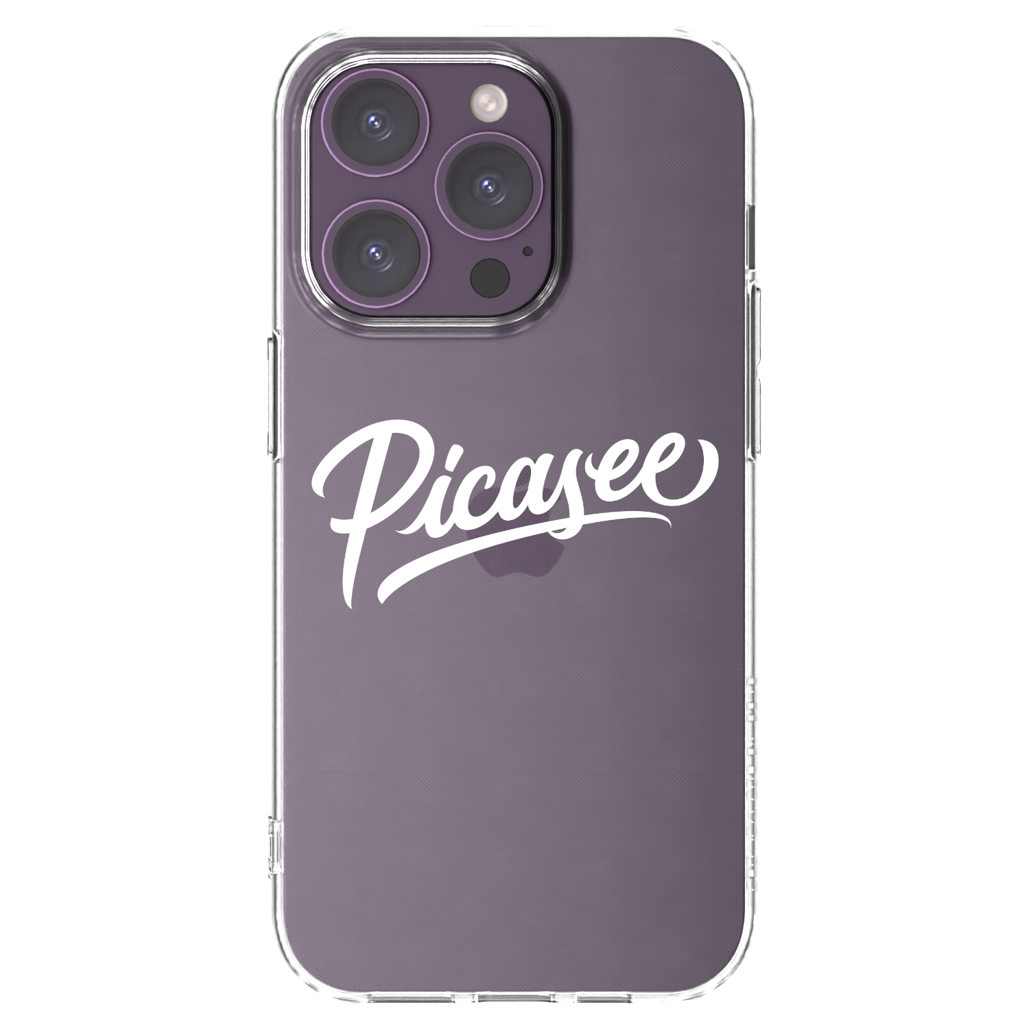 Picasee husă transparentă din silicon pentru Apple iPhone 14 Pro - Picasee - old logo - white