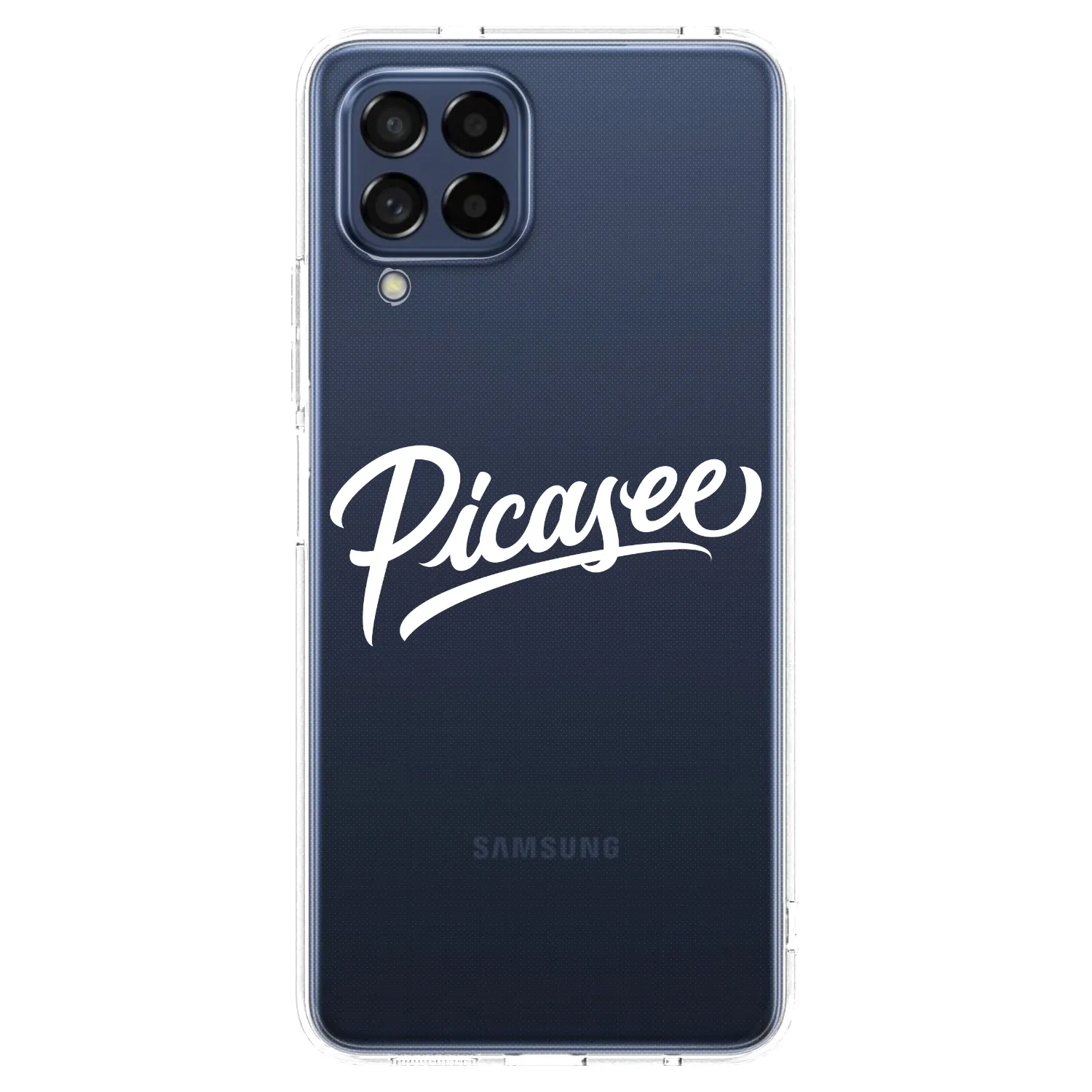 Picasee husă transparentă din silicon pentru Samsung Galaxy M53 5G - Picasee - old logo - white