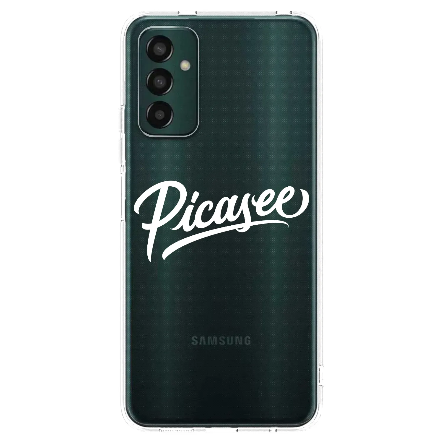 Picasee husă transparentă din silicon pentru Samsung Galaxy M13 M135F - Picasee - old logo - white