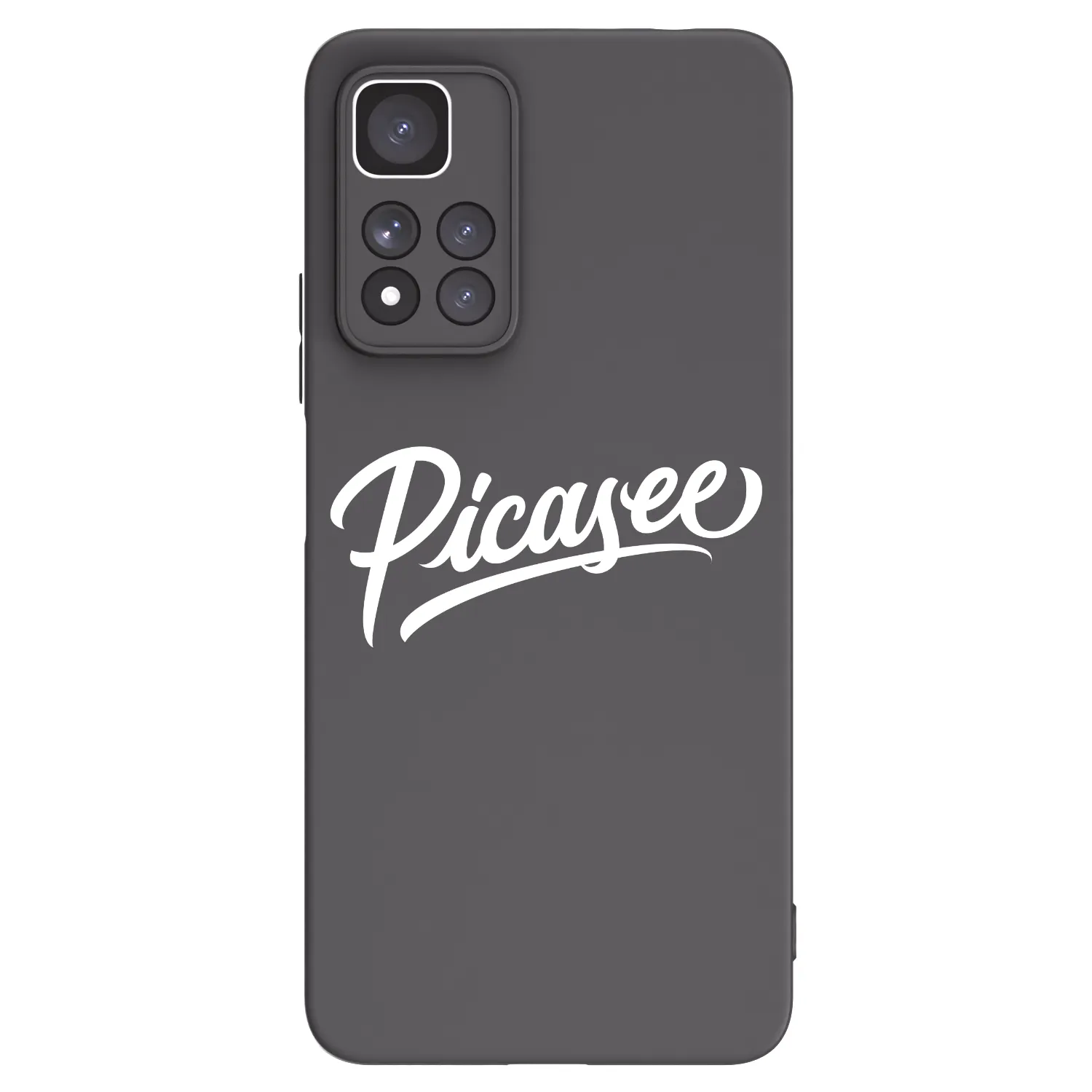 Picasee husă neagră din silicon pentru Xiaomi Redmi Note 11 Pro+ 5G - Picasee - old logo - white