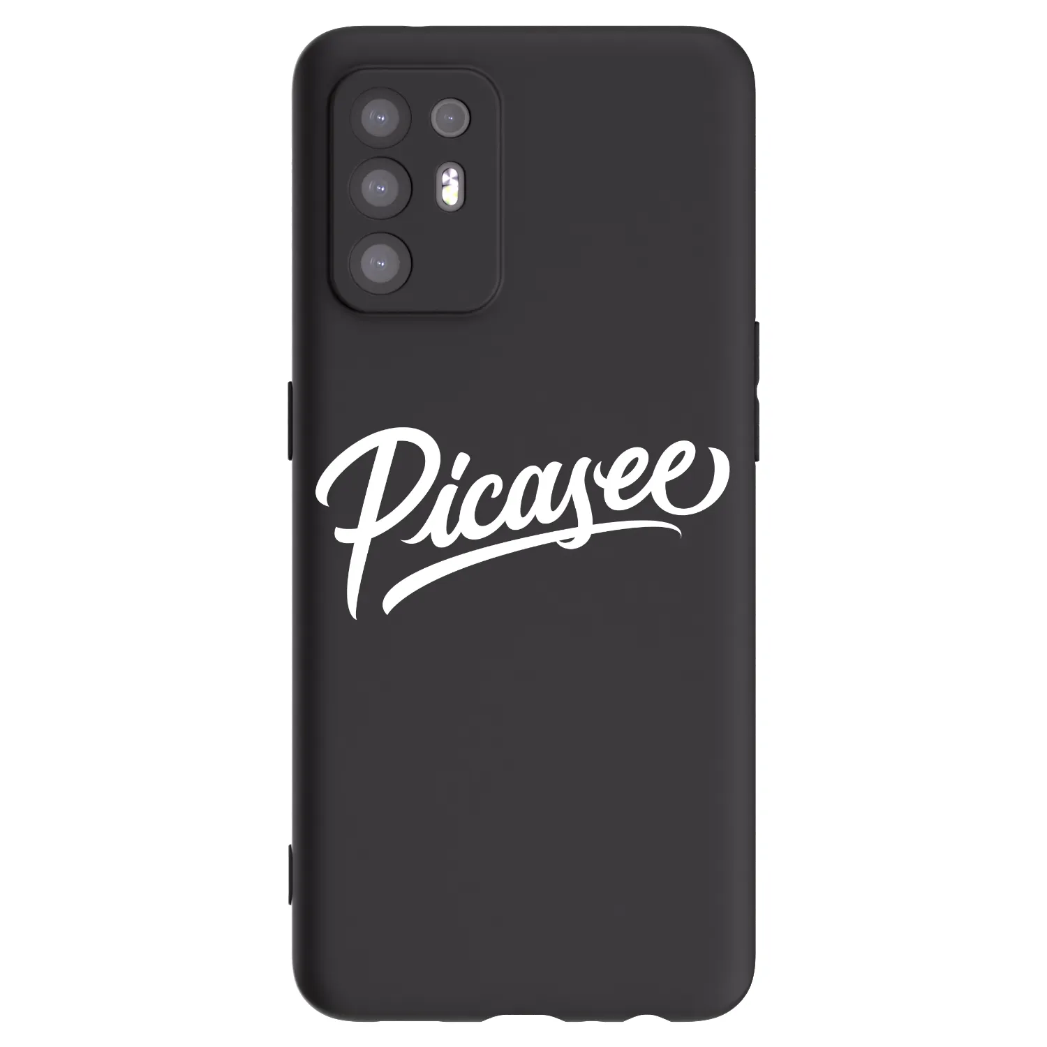 Picasee husă neagră din silicon pentru OPPO A94 5G - Picasee - old logo - white