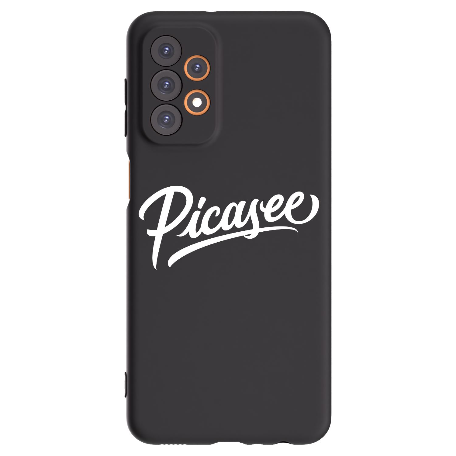 Picasee husă neagră din silicon pentru Samsung Galaxy A23 A235F 4G - Picasee - old logo - white