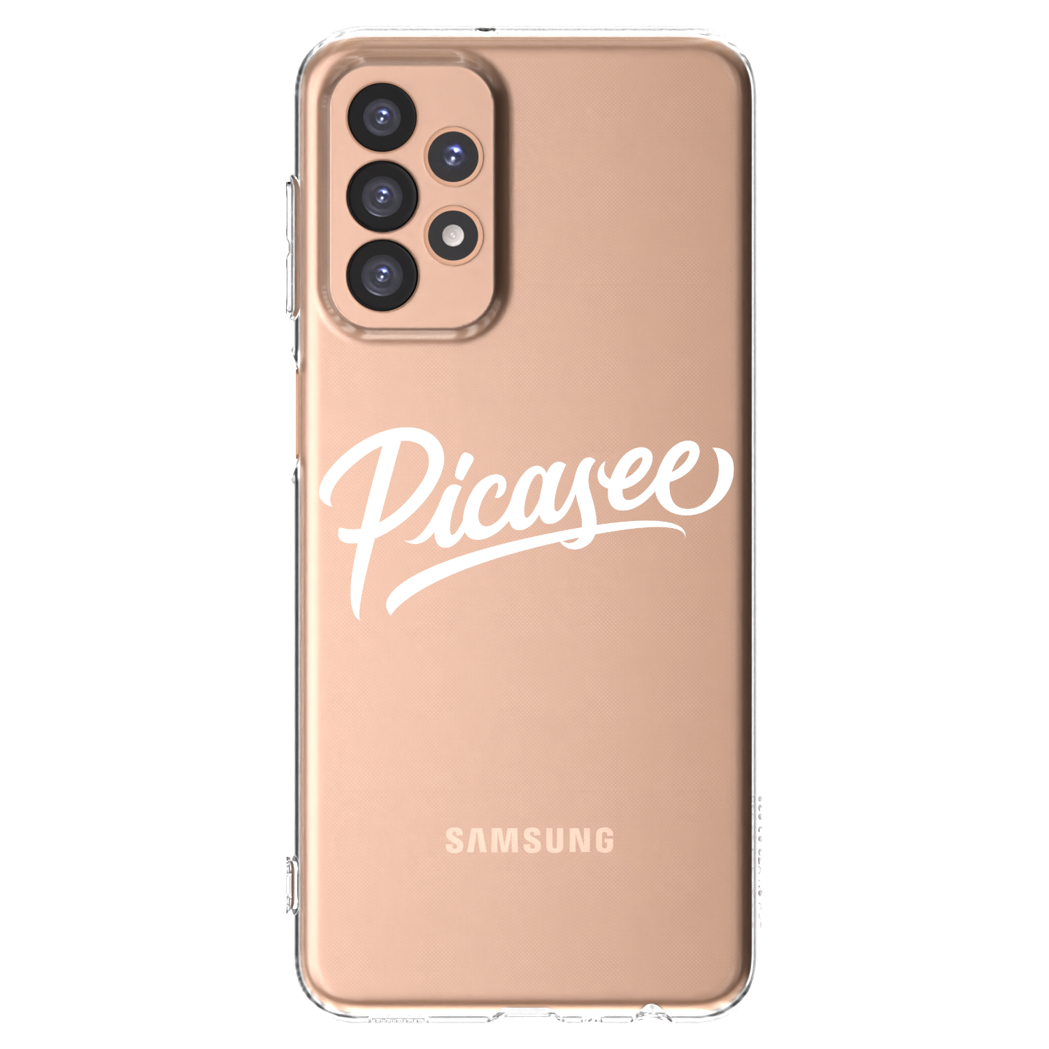 Picasee husă transparentă din silicon pentru Samsung Galaxy A23 A236B 5G - Picasee - old logo - white