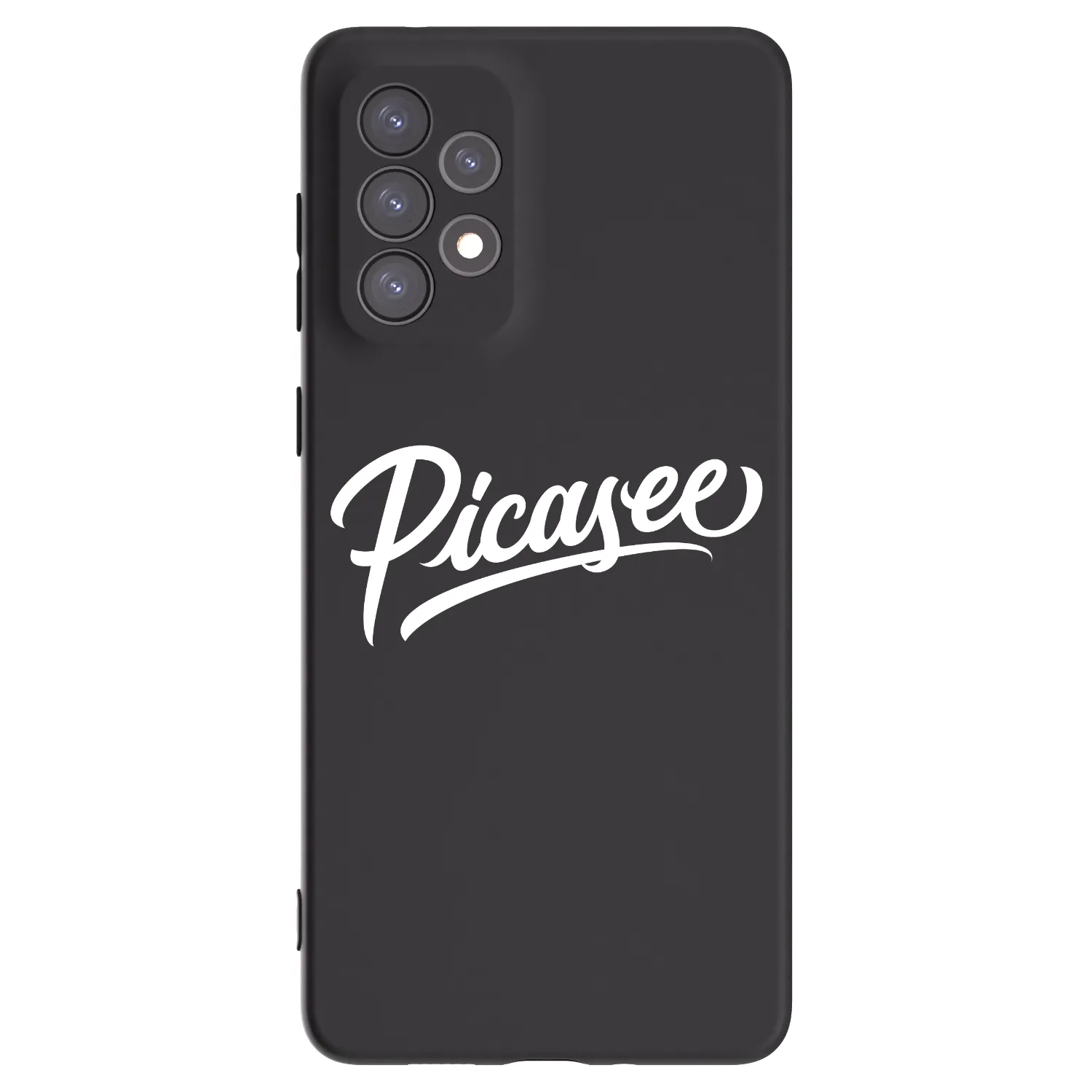 Picasee husă neagră din silicon pentru Samsung Galaxy A73 5G - Picasee - old logo - white