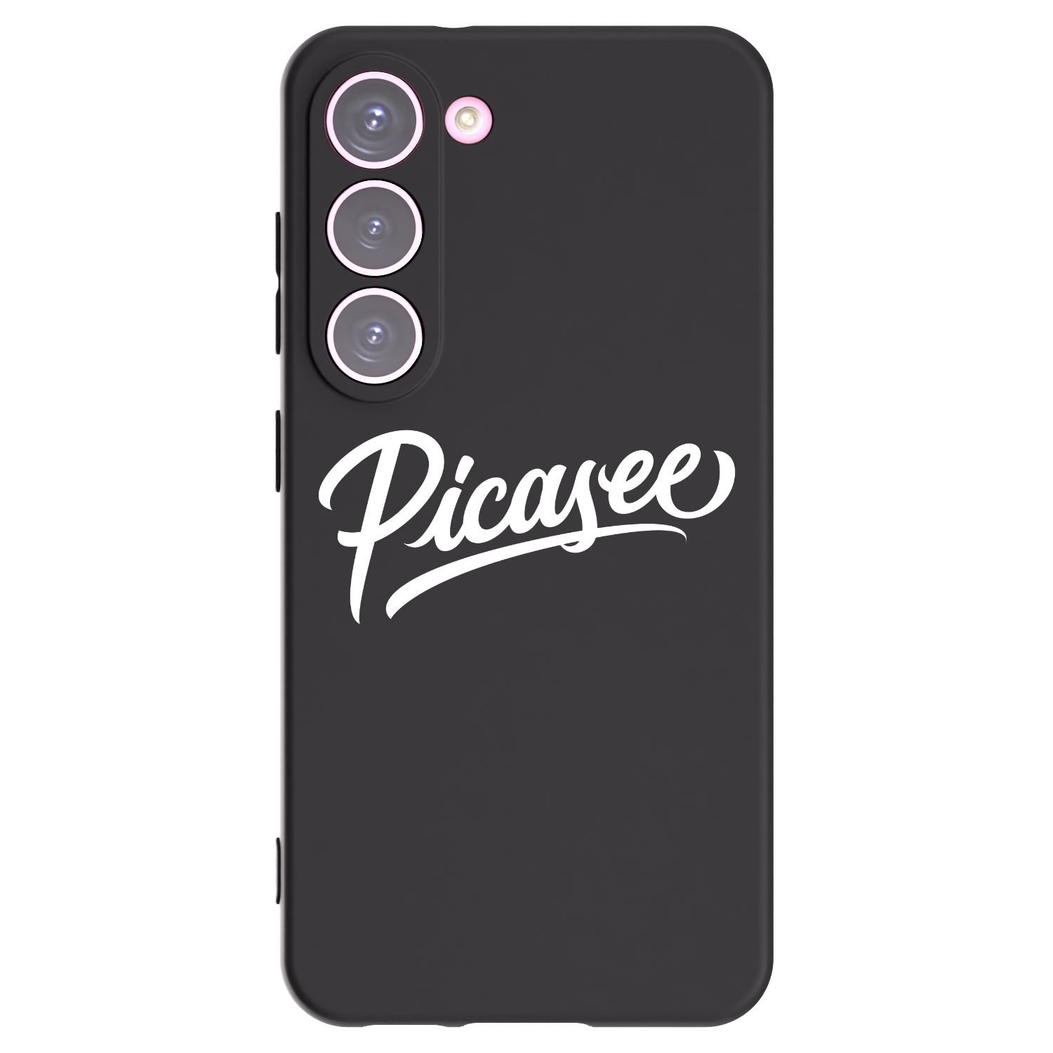 Picasee husă neagră din silicon pentru Samsung Galaxy S23 5G - Picasee - old logo - white