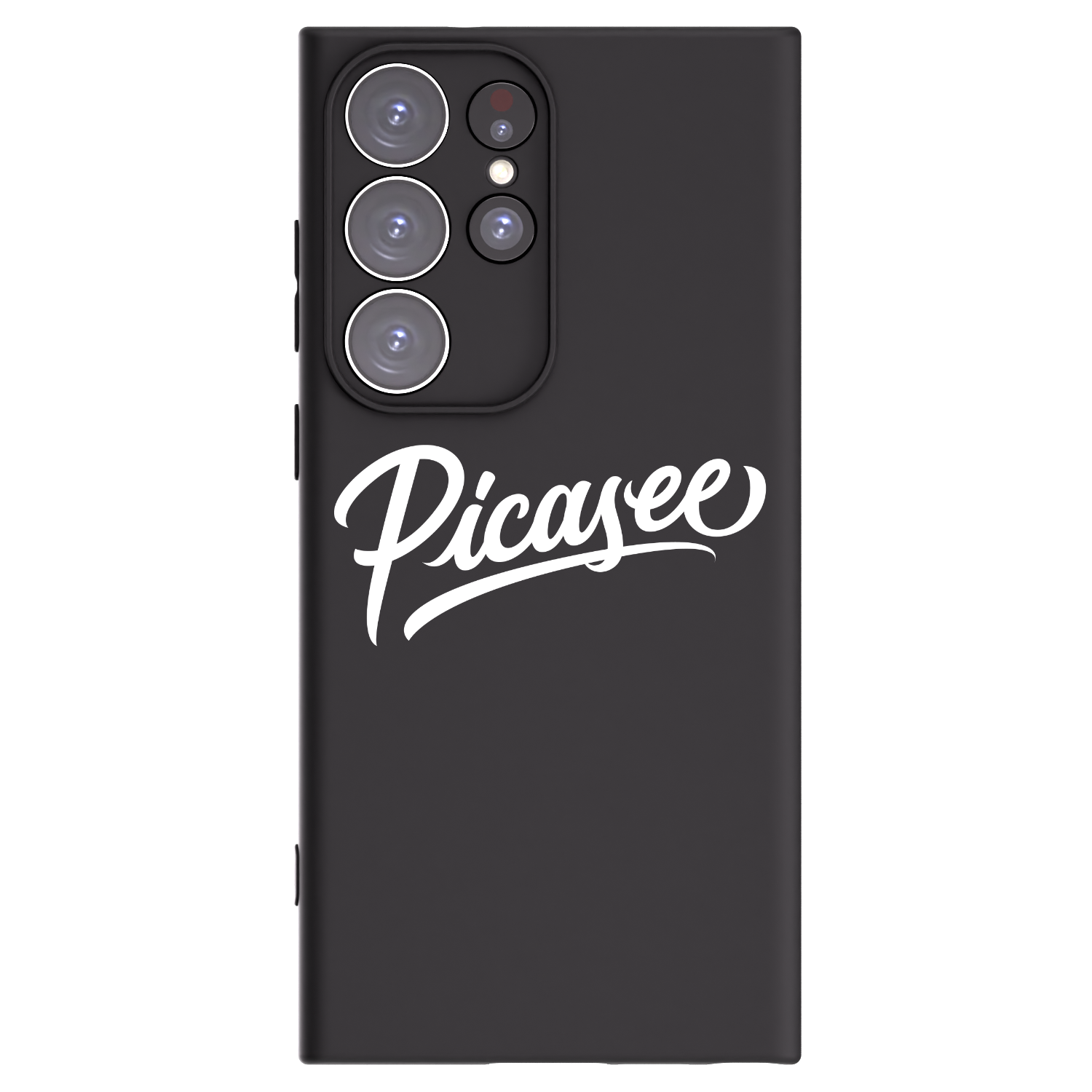 Picasee husă neagră din silicon pentru Samsung Galaxy S23 Ultra 5G - Picasee - old logo - white