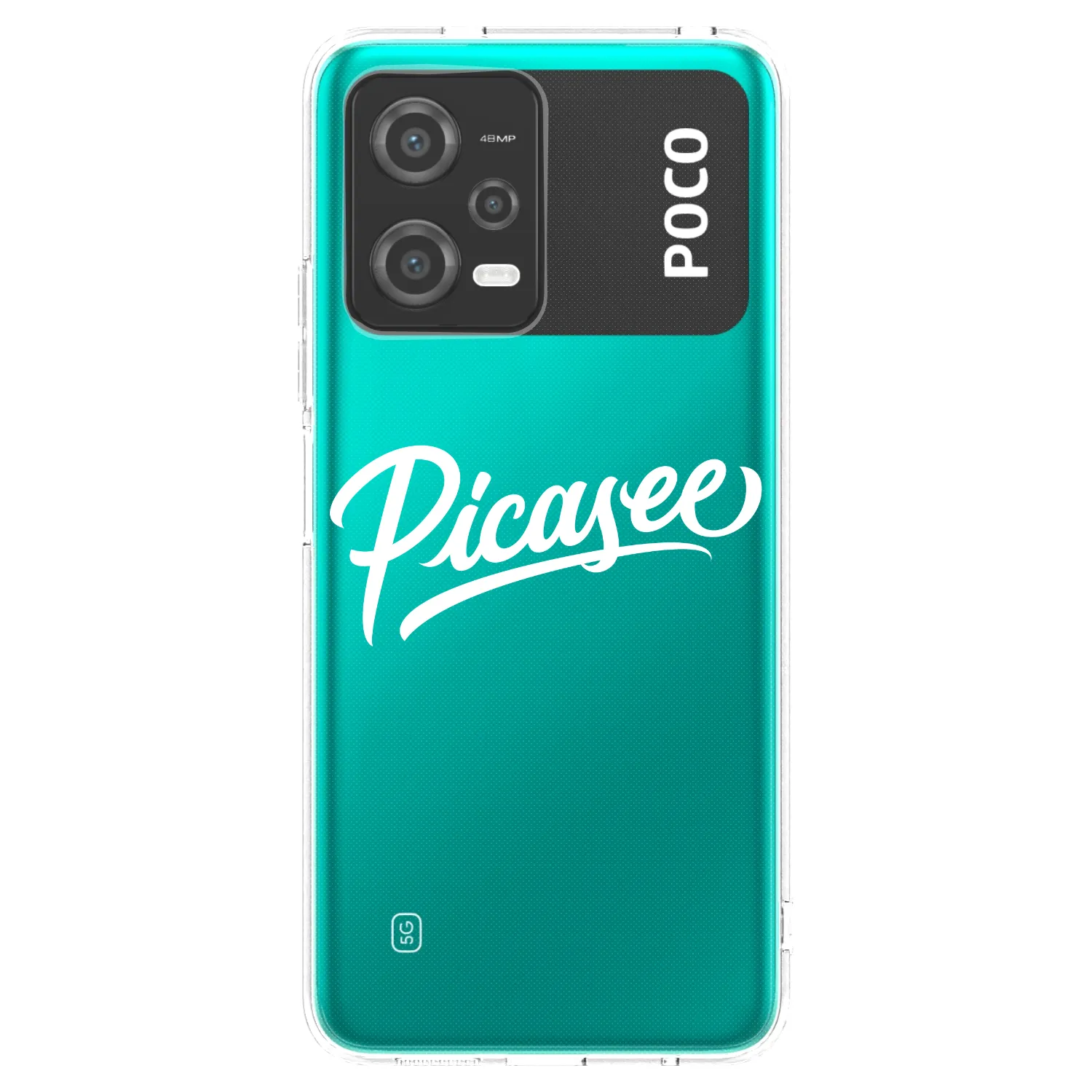 Picasee husă transparentă din silicon pentru Xiaomi Poco X5 - Picasee - old logo - white