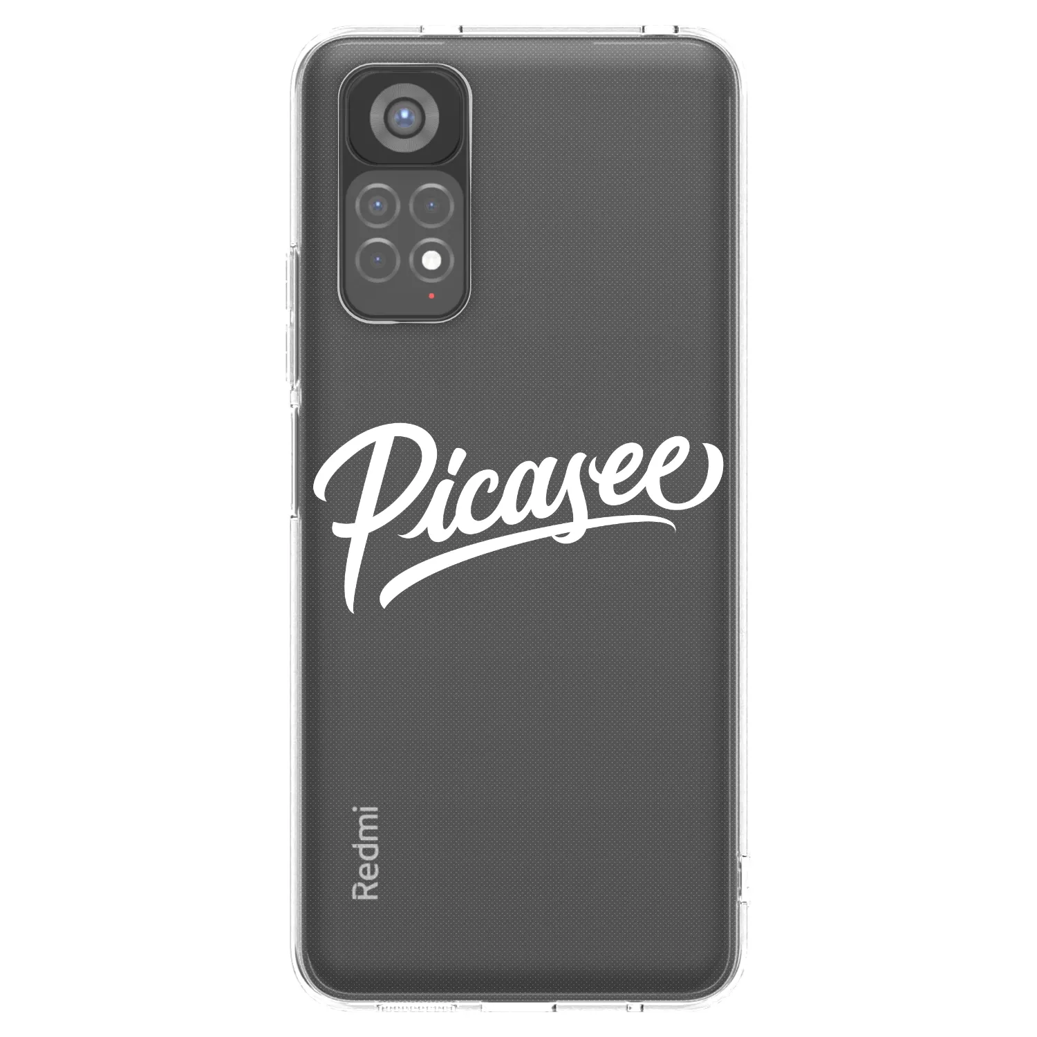 Picasee husă transparentă din silicon pentru Xiaomi Redmi Note 11S 5G - Picasee - old logo - white
