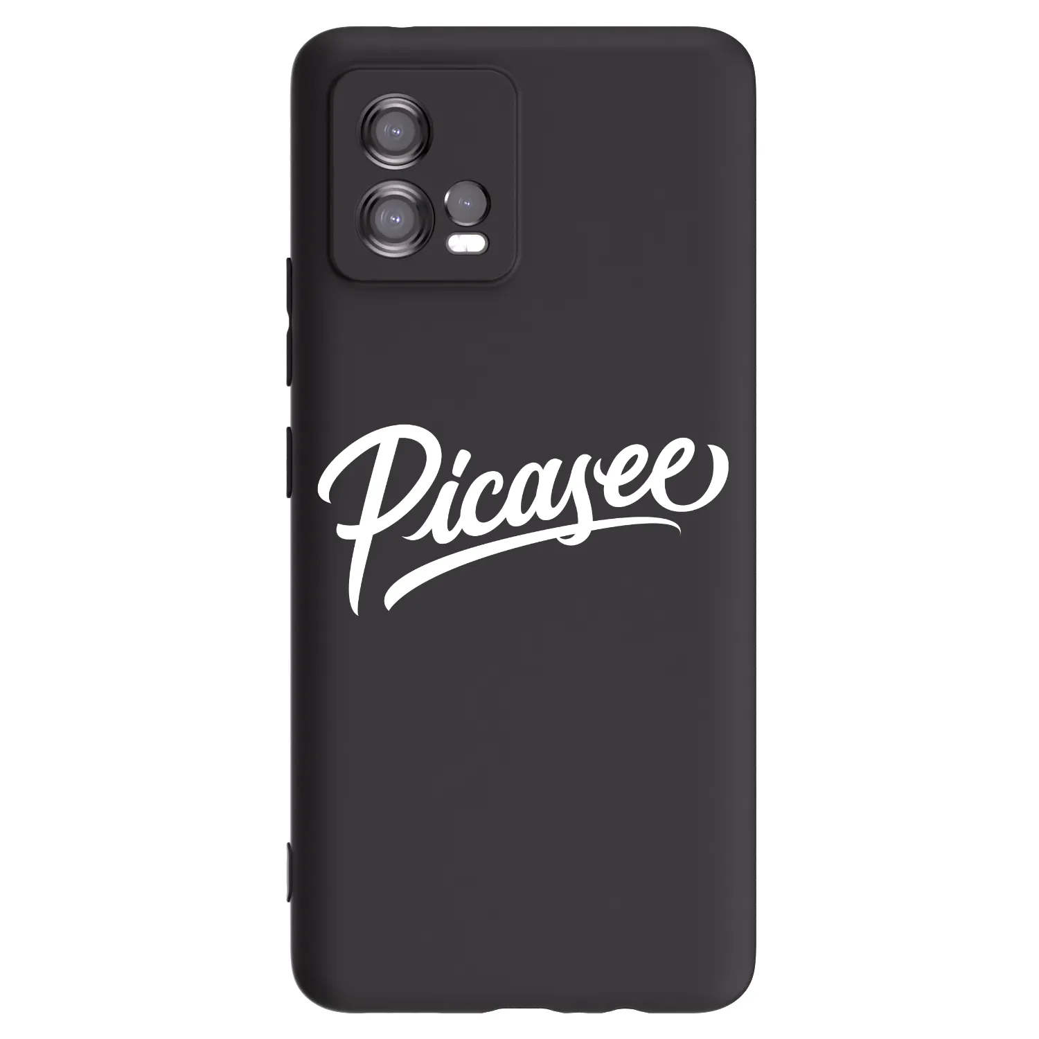 Picasee husă neagră din silicon pentru Motorola Moto G72 - Picasee - old logo - white