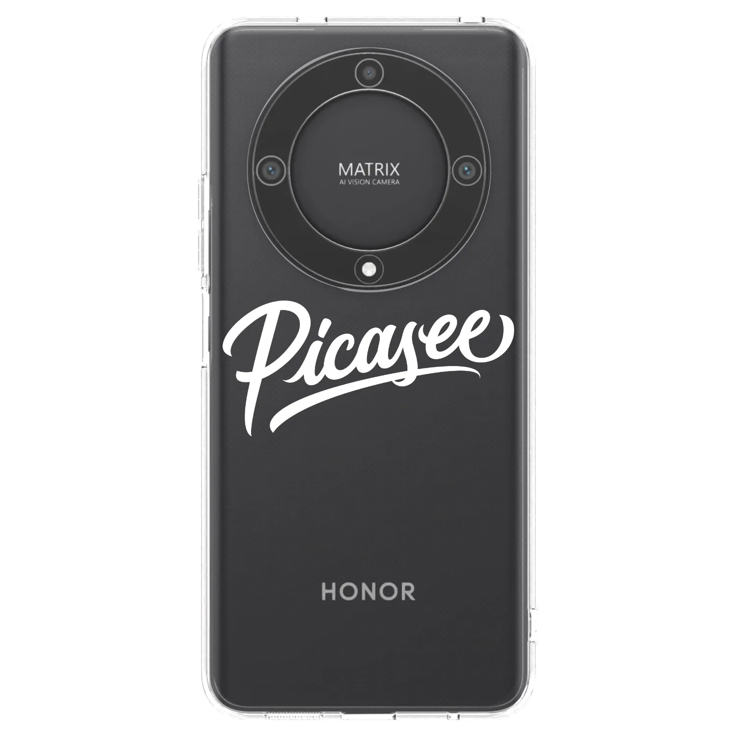 Picasee husă transparentă din silicon pentru Honor Magic5 Lite 5G - Picasee - old logo - white