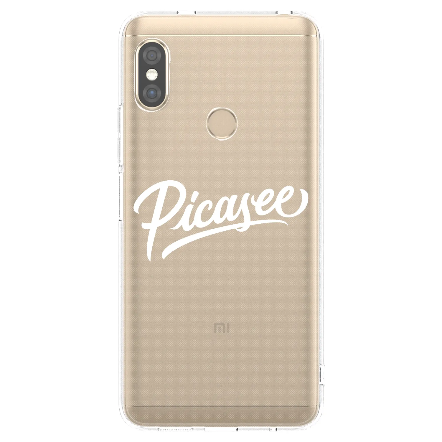 Picasee husă transparentă din silicon pentru Xiaomi Redmi Note 5 Global - Picasee - old logo - white