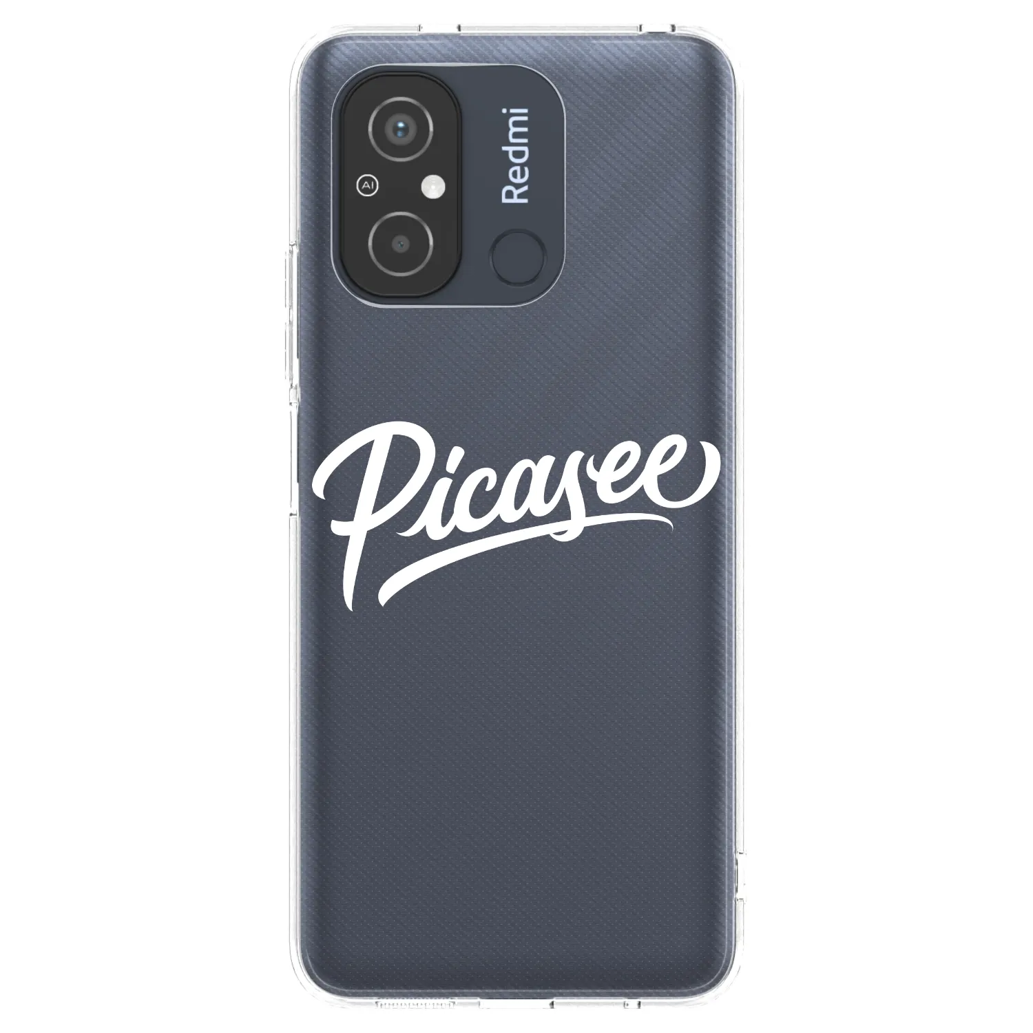 Picasee husă transparentă din silicon pentru Xiaomi Redmi 12C - Picasee - old logo - white