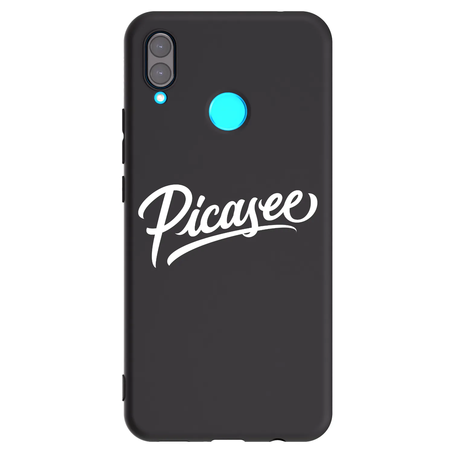 Picasee husă neagră din silicon pentru Huawei Nova 3 - Picasee - old logo - white