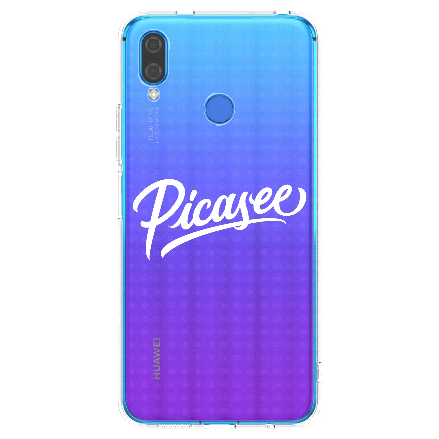 Picasee husă transparentă din silicon pentru Huawei Nova 3i - Picasee - old logo - white