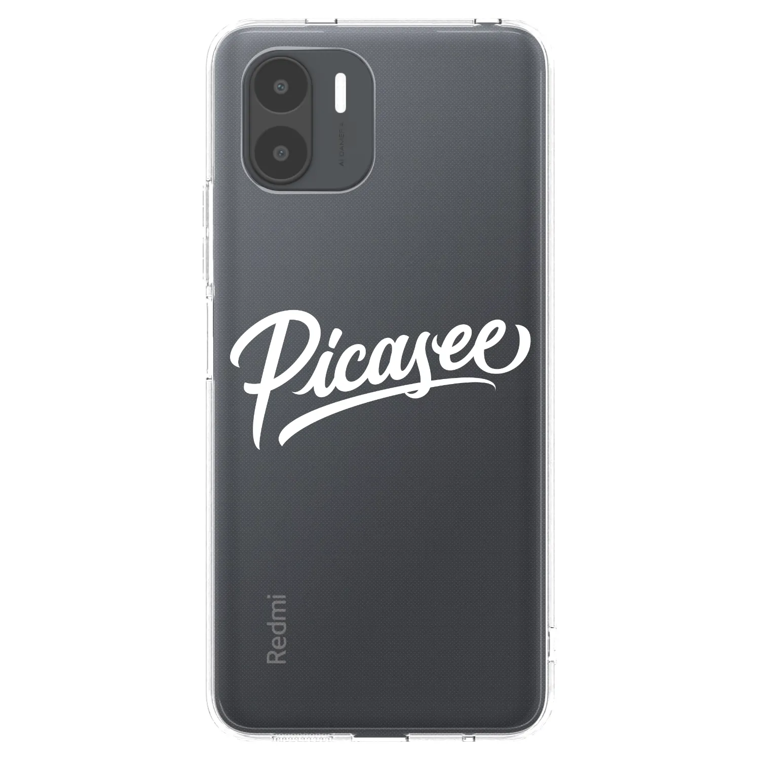 Picasee husă transparentă din silicon pentru Xiaomi Redmi A2 - Picasee - old logo - white