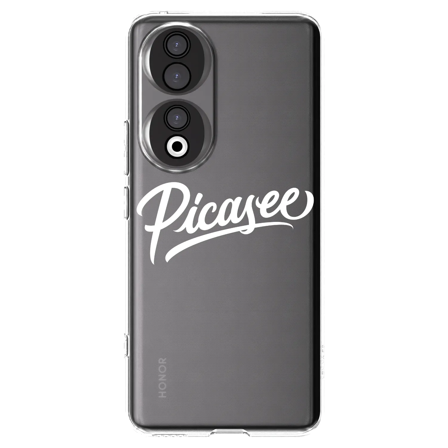 Picasee husă transparentă din silicon pentru Honor 90 5G - Picasee - old logo - white