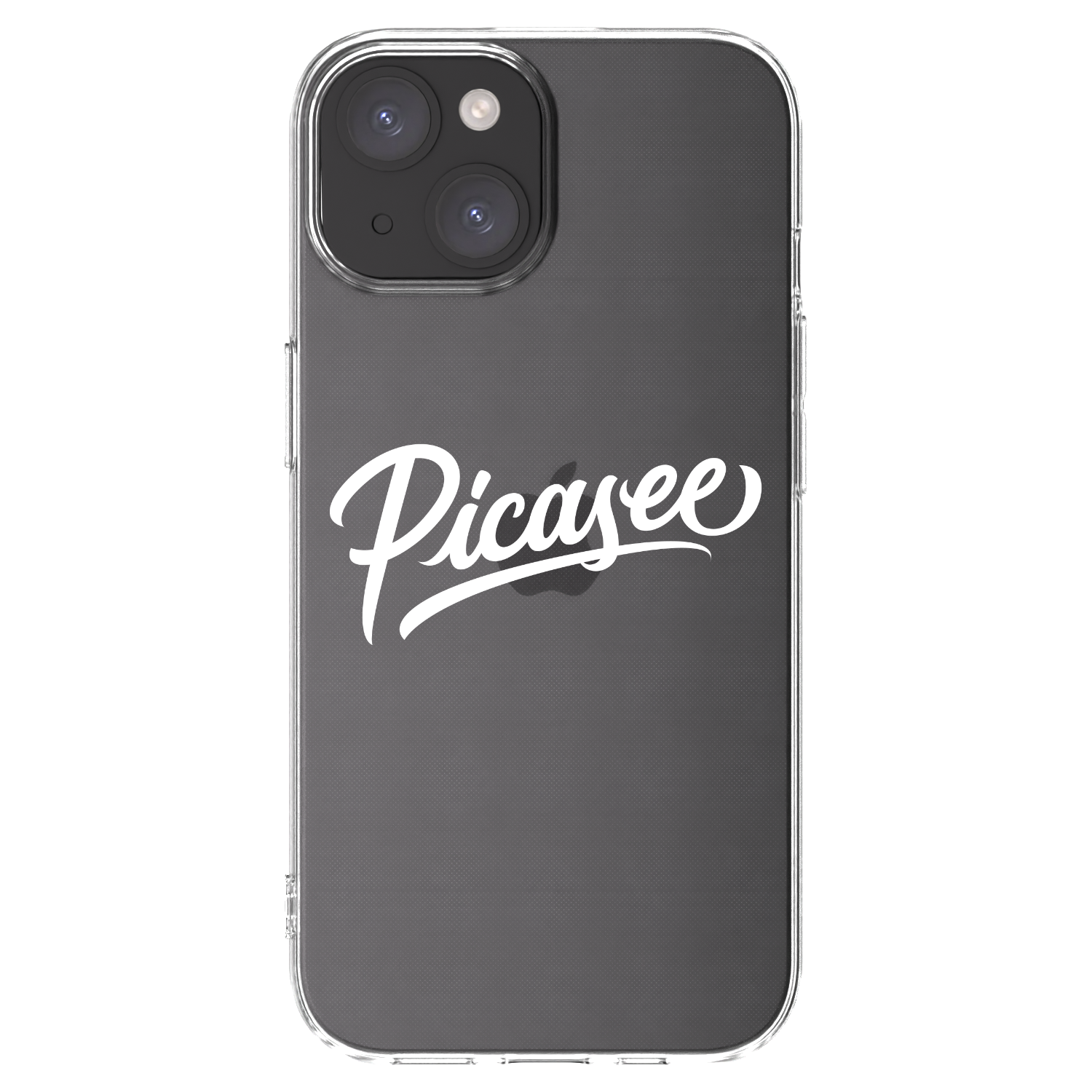 Picasee husă transparentă din silicon pentru Apple iPhone 15 - Picasee - old logo - white