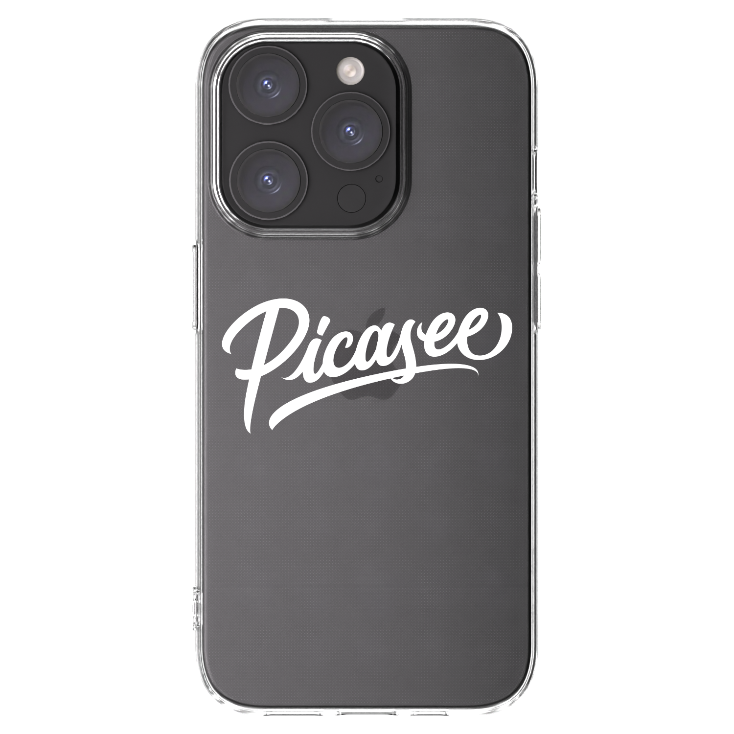 Picasee husă transparentă din silicon pentru Apple iPhone 15 Pro - Picasee - old logo - white