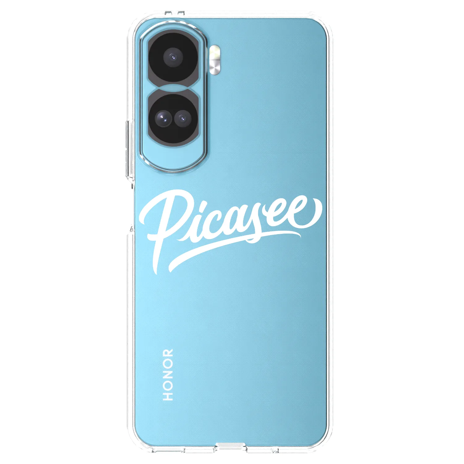 Picasee husă transparentă din silicon pentru Honor 90 Lite 5G - Picasee - old logo - white