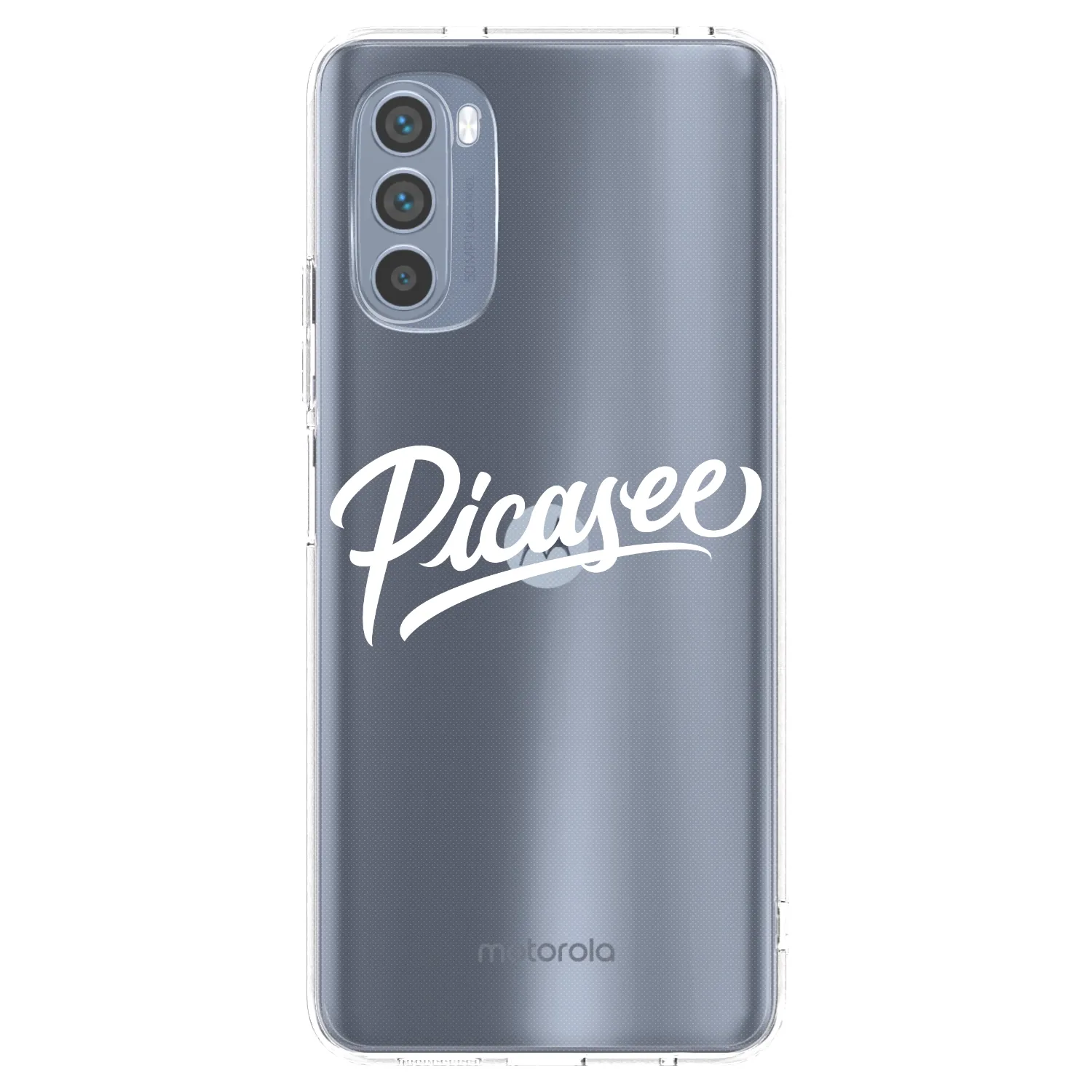 Picasee husă transparentă din silicon pentru Motorola Moto G62 - Picasee - old logo - white