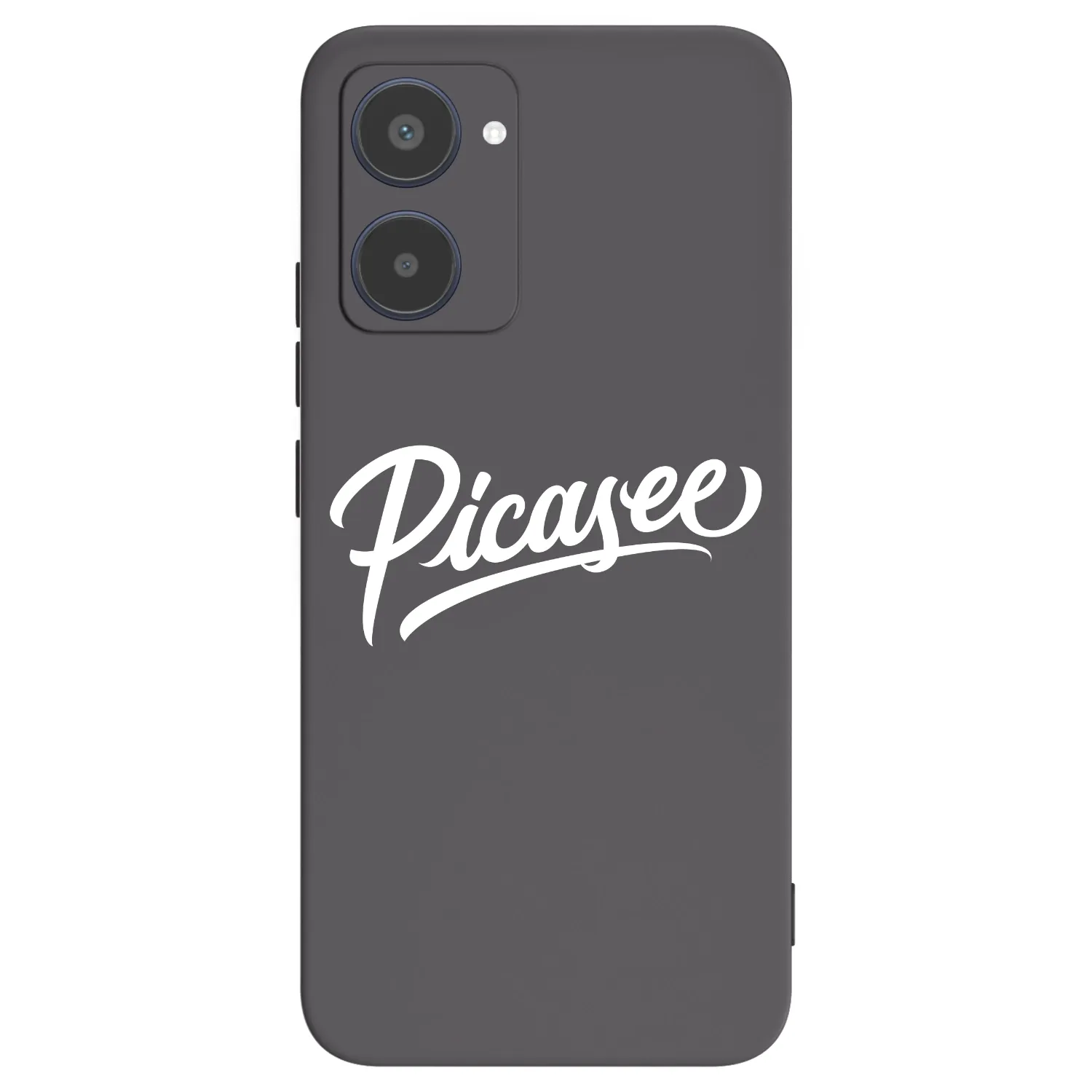 Picasee husă neagră din silicon pentru Realme 10 4G - Picasee - old logo - white