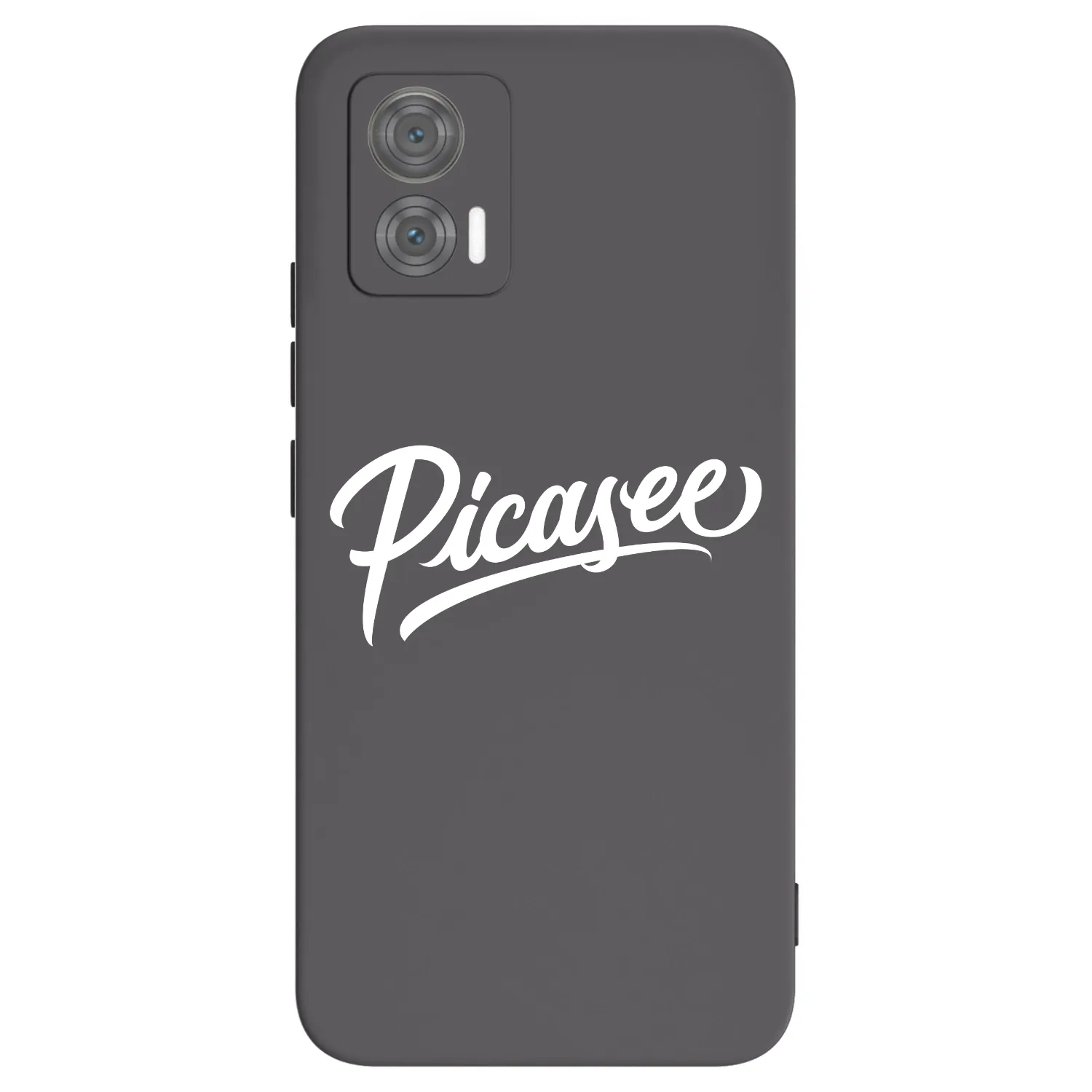 Picasee husă neagră din silicon pentru Motorola Edge 30 Neo - Picasee - old logo - white