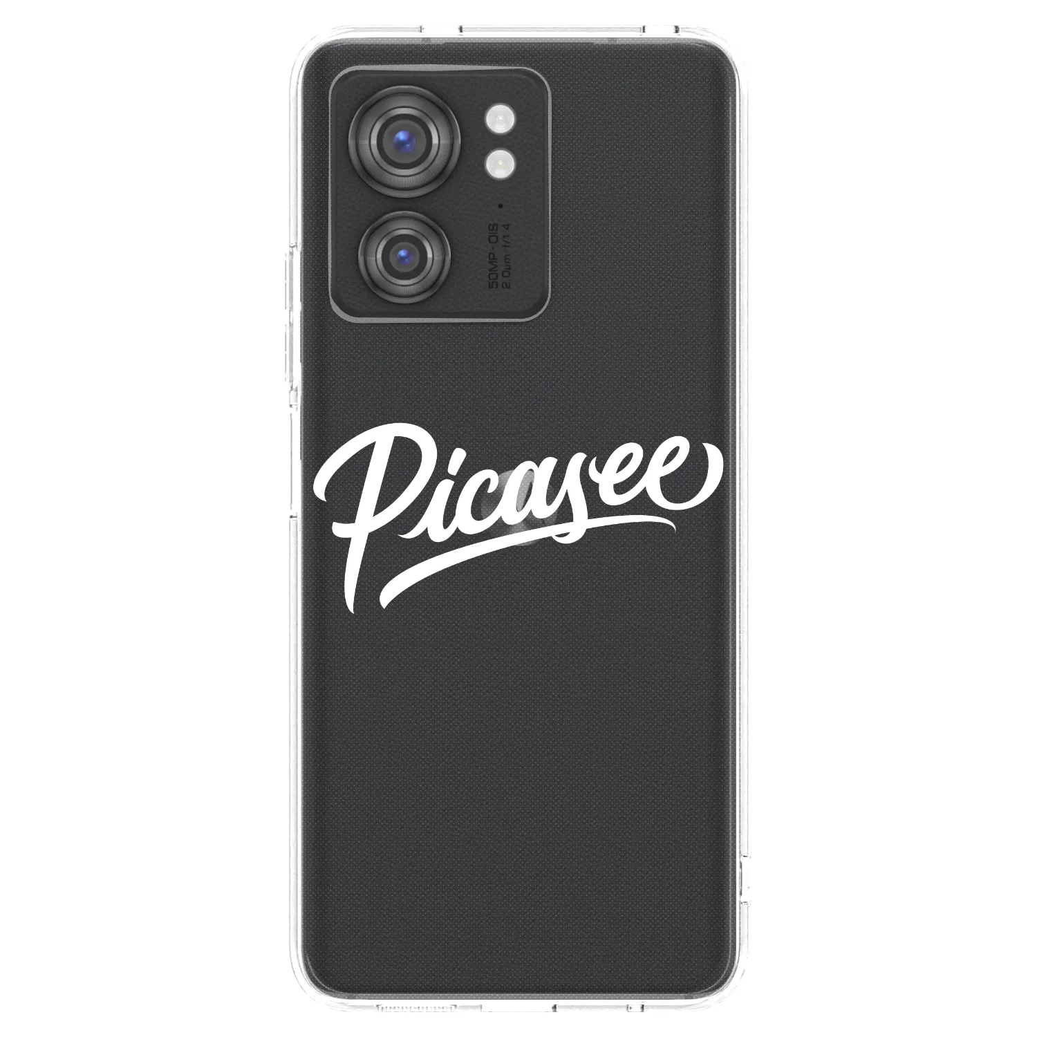 Picasee husă transparentă din silicon pentru Motorola Edge 40 - Picasee - old logo - white