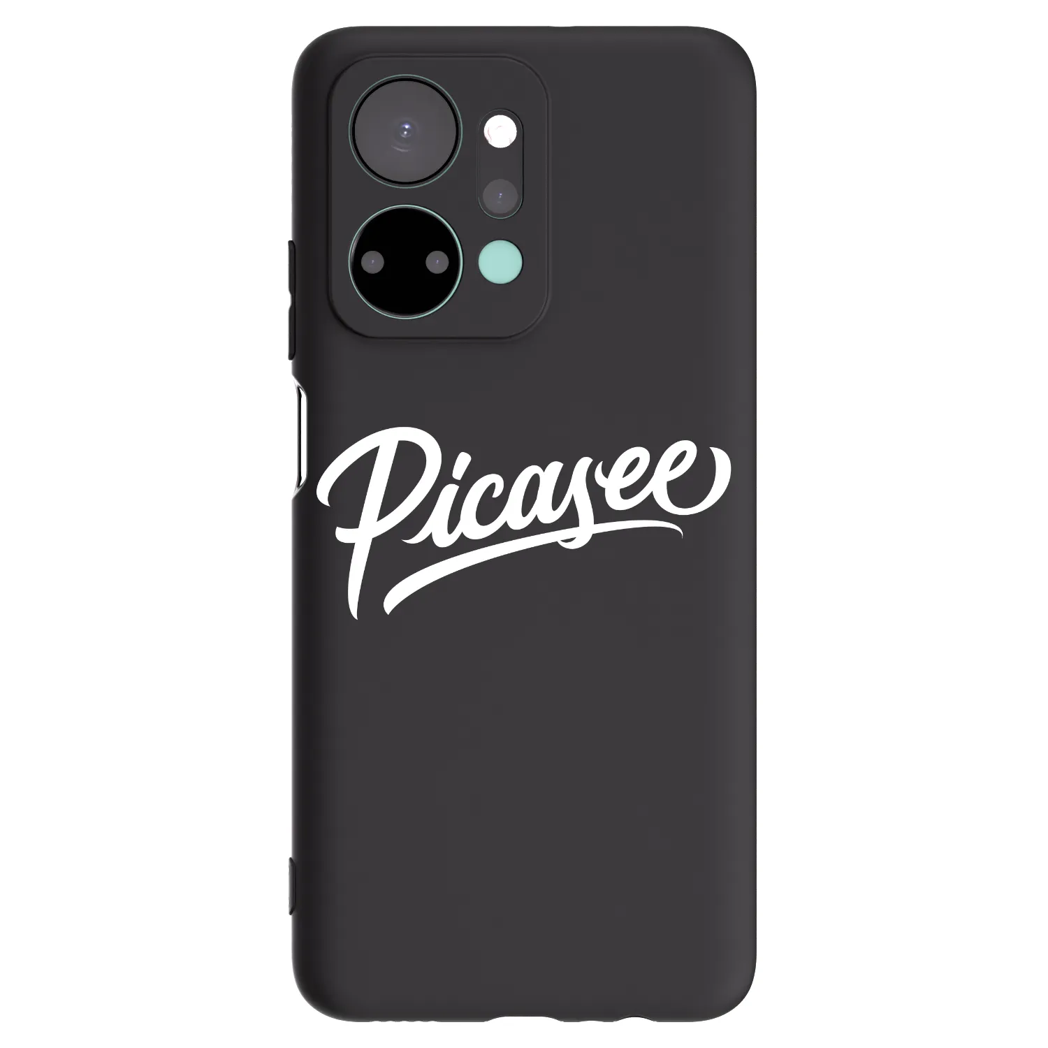 Picasee husă neagră din silicon pentru Honor X7a - Picasee - old logo - white