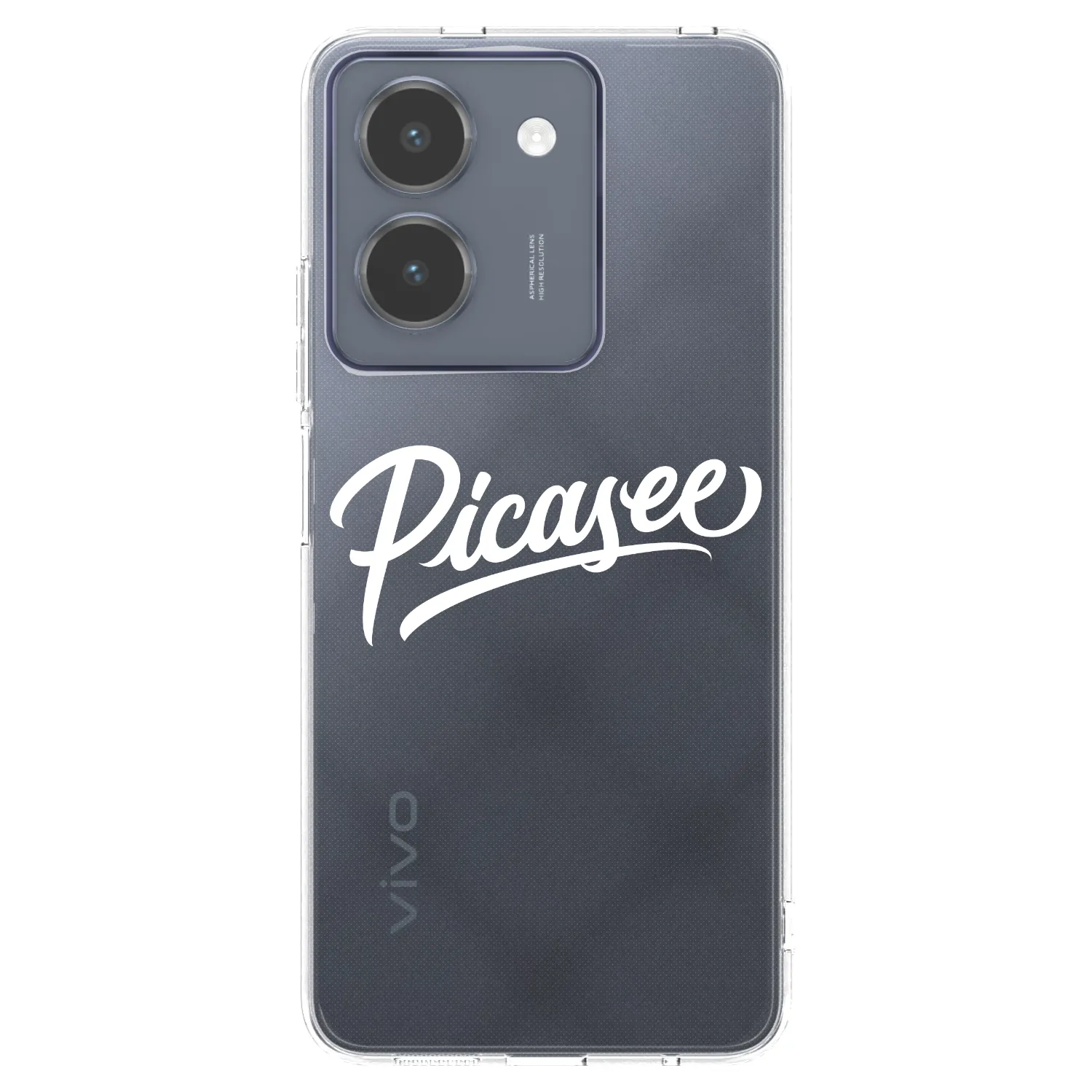 Picasee husă transparentă din silicon pentru Vivo Y36 4G - Picasee - old logo - white