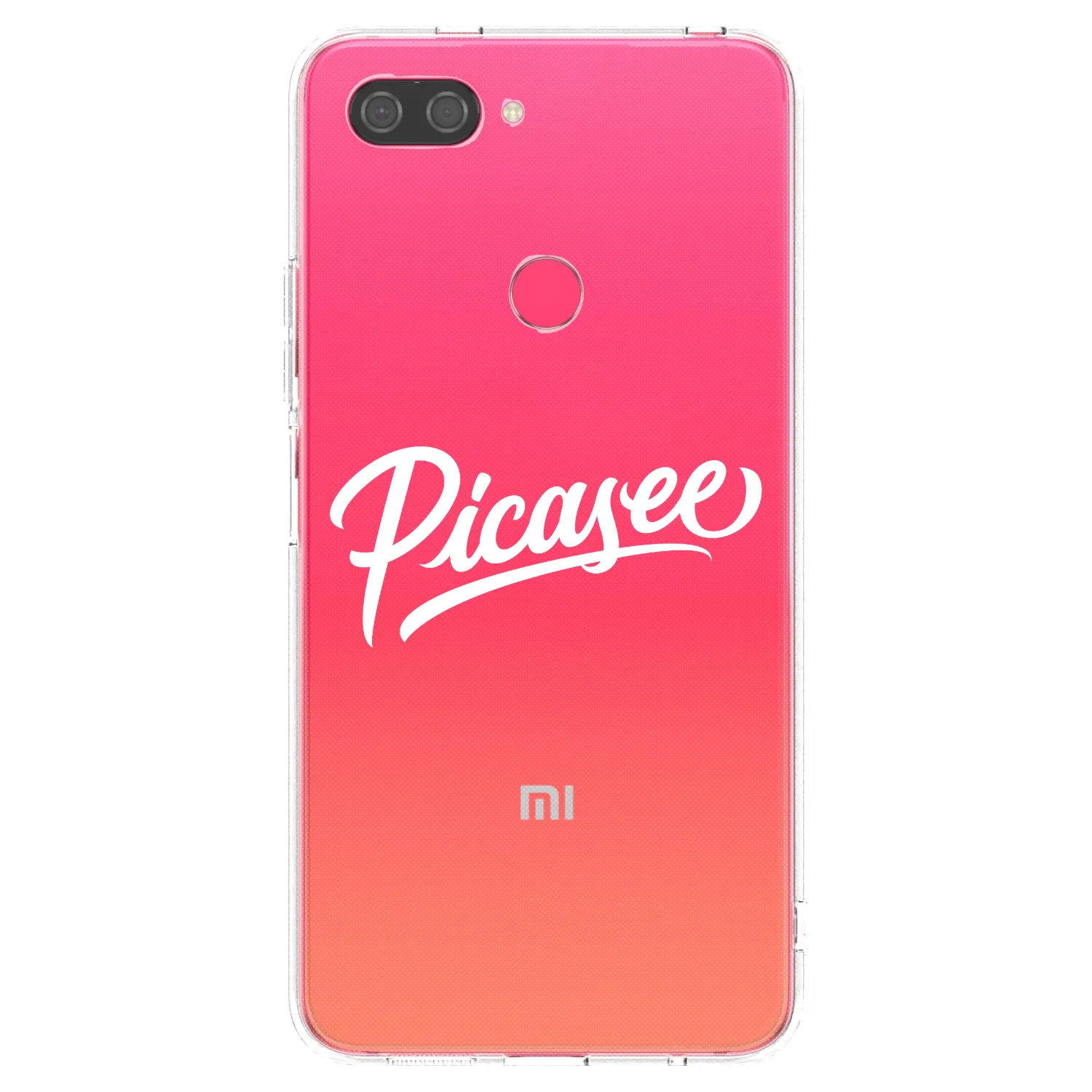 Picasee husă transparentă din silicon pentru Xiaomi Mi 8 Lite - Picasee - old logo - white