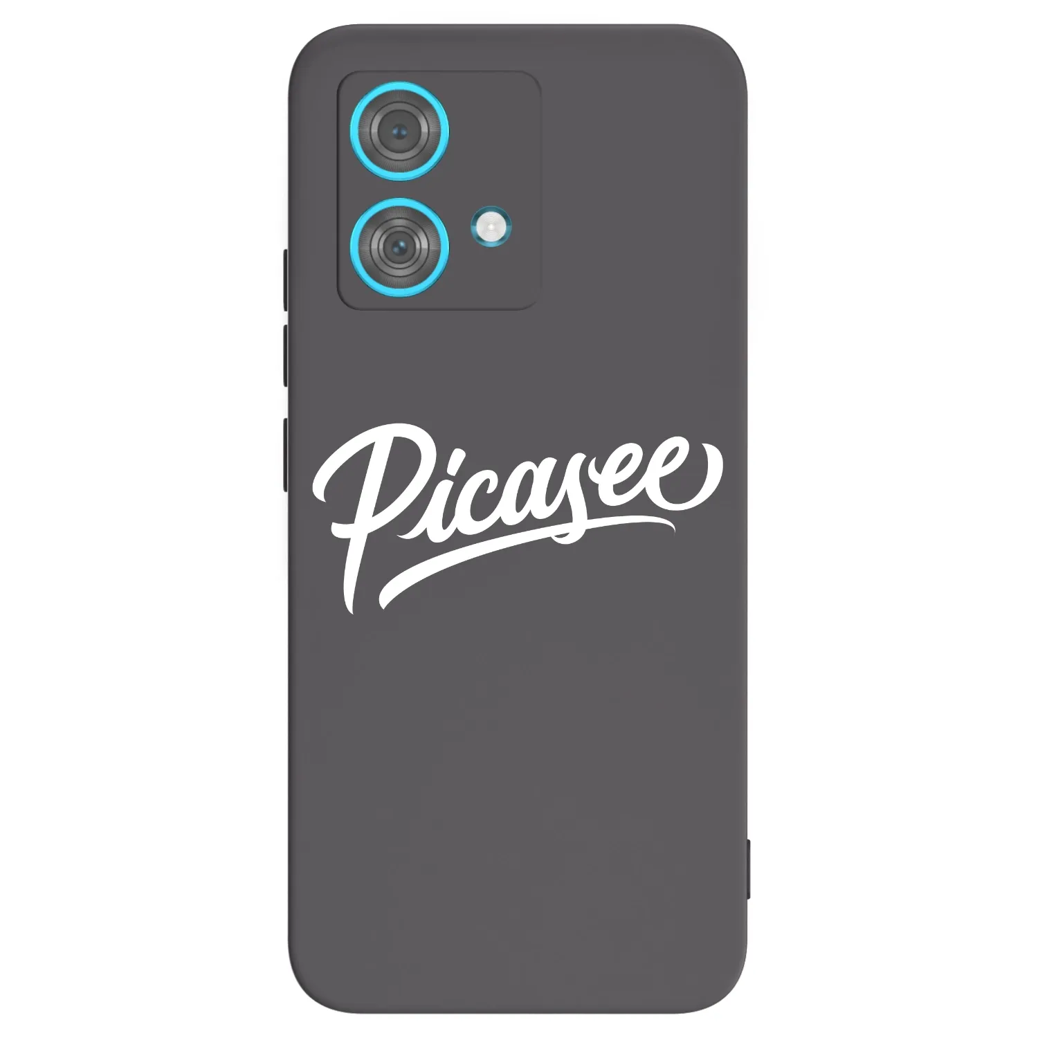 Picasee husă neagră din silicon pentru Motorola Edge 40 Neo - Picasee - old logo - white