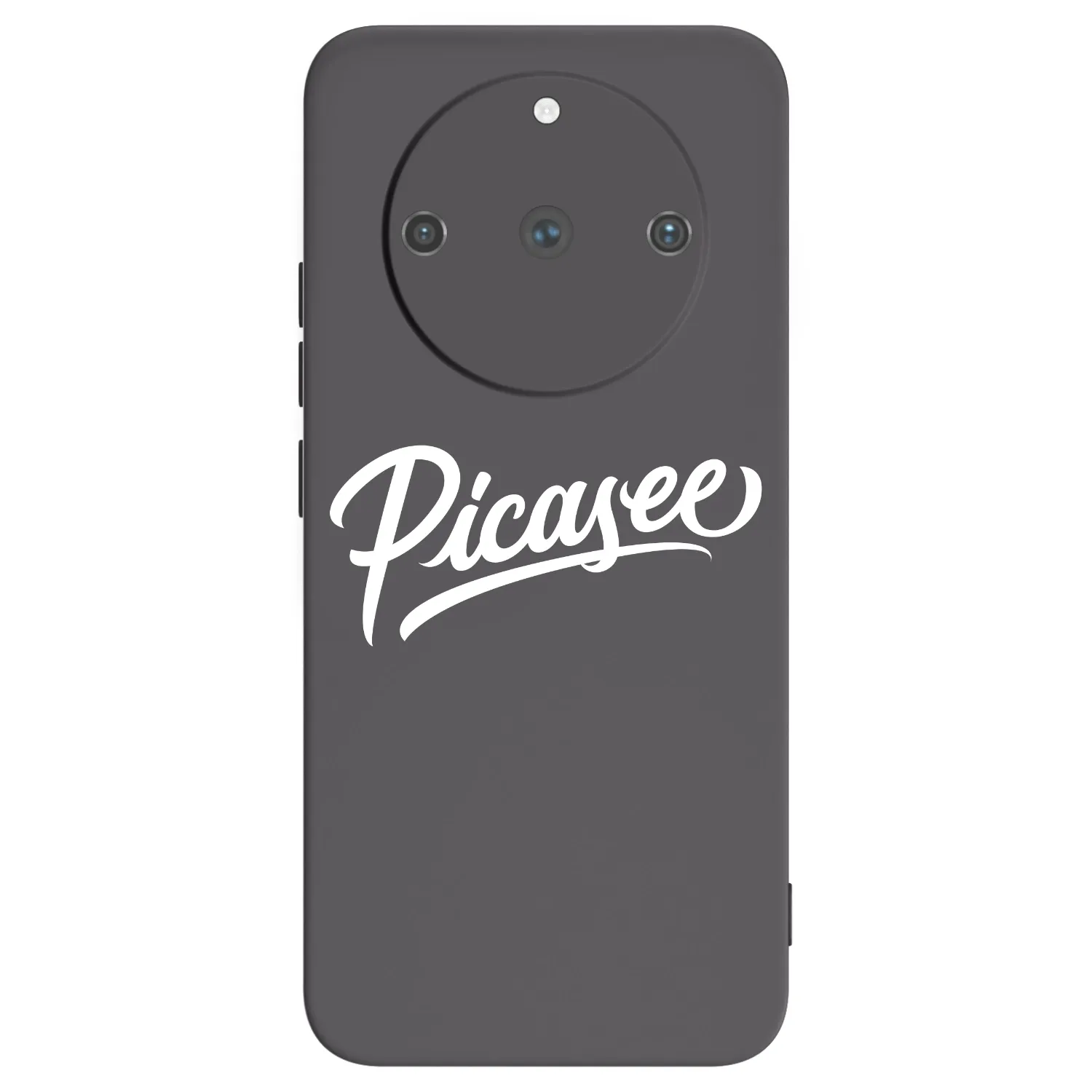 Picasee husă neagră din silicon pentru Realme 11 Pro+ - Picasee - old logo - white