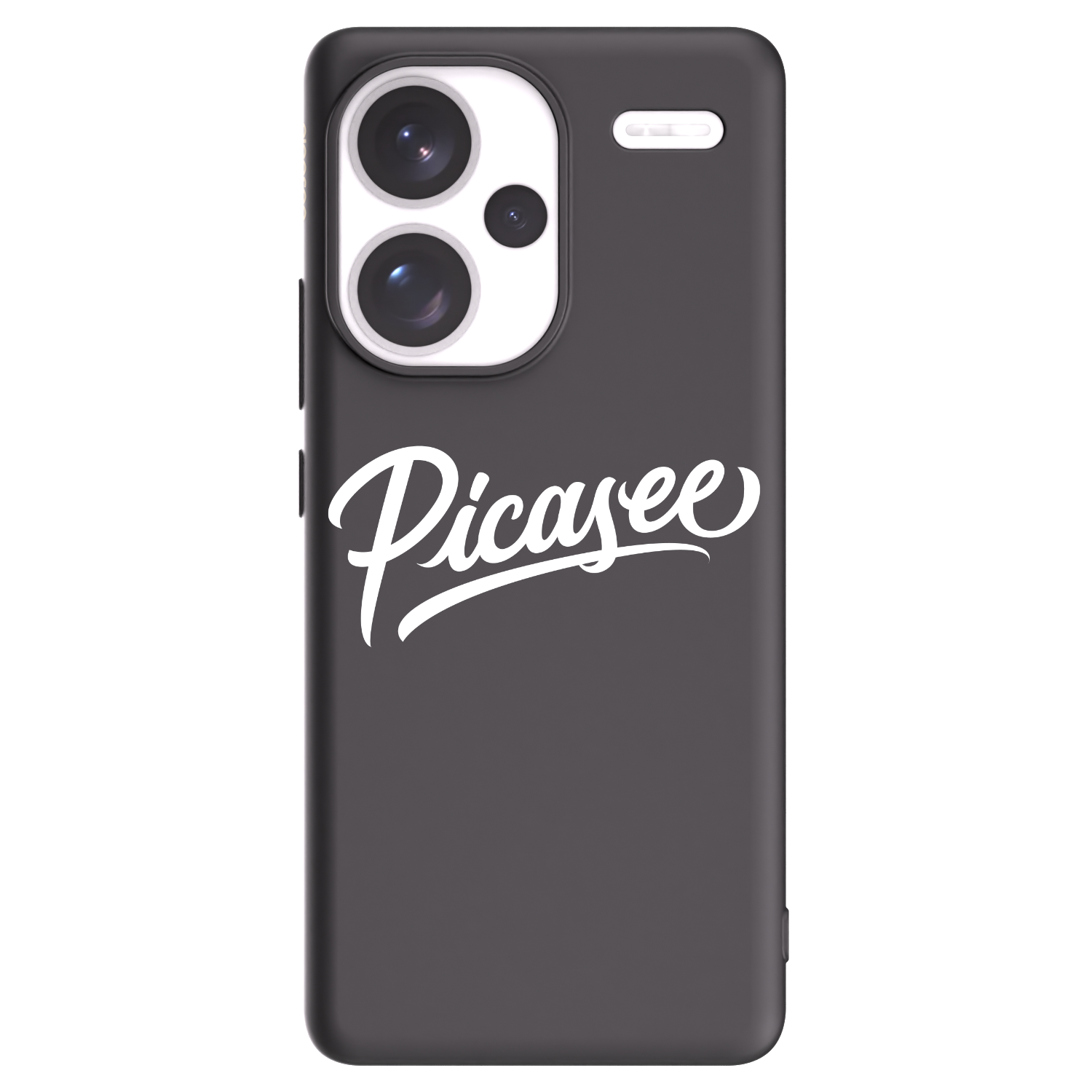 Picasee husă neagră din silicon pentru Xiaomi Redmi Note 13 Pro+ 5G - Picasee - old logo - white