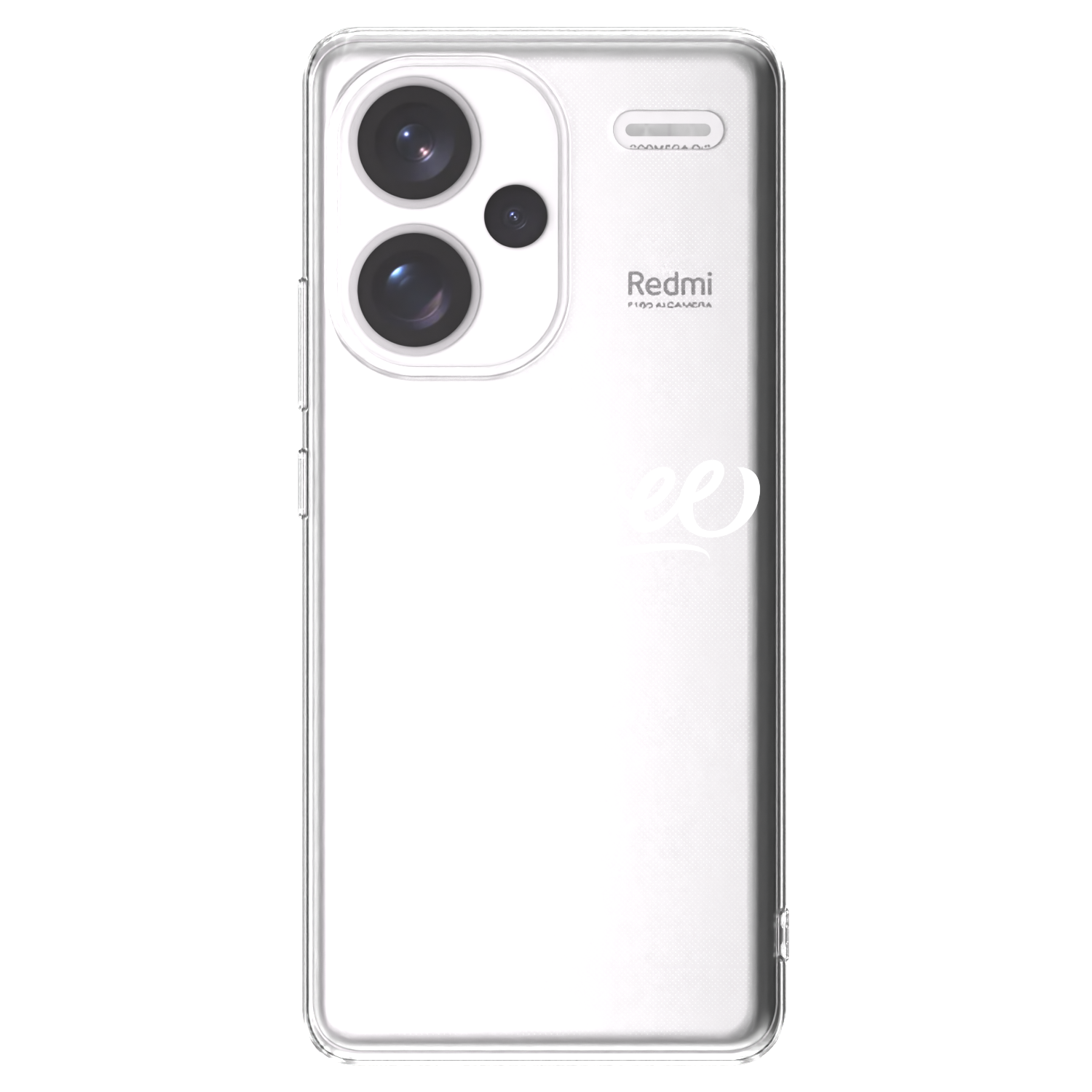 Picasee husă transparentă din silicon pentru Xiaomi Redmi Note 13 Pro+ 5G - Picasee - old logo - white