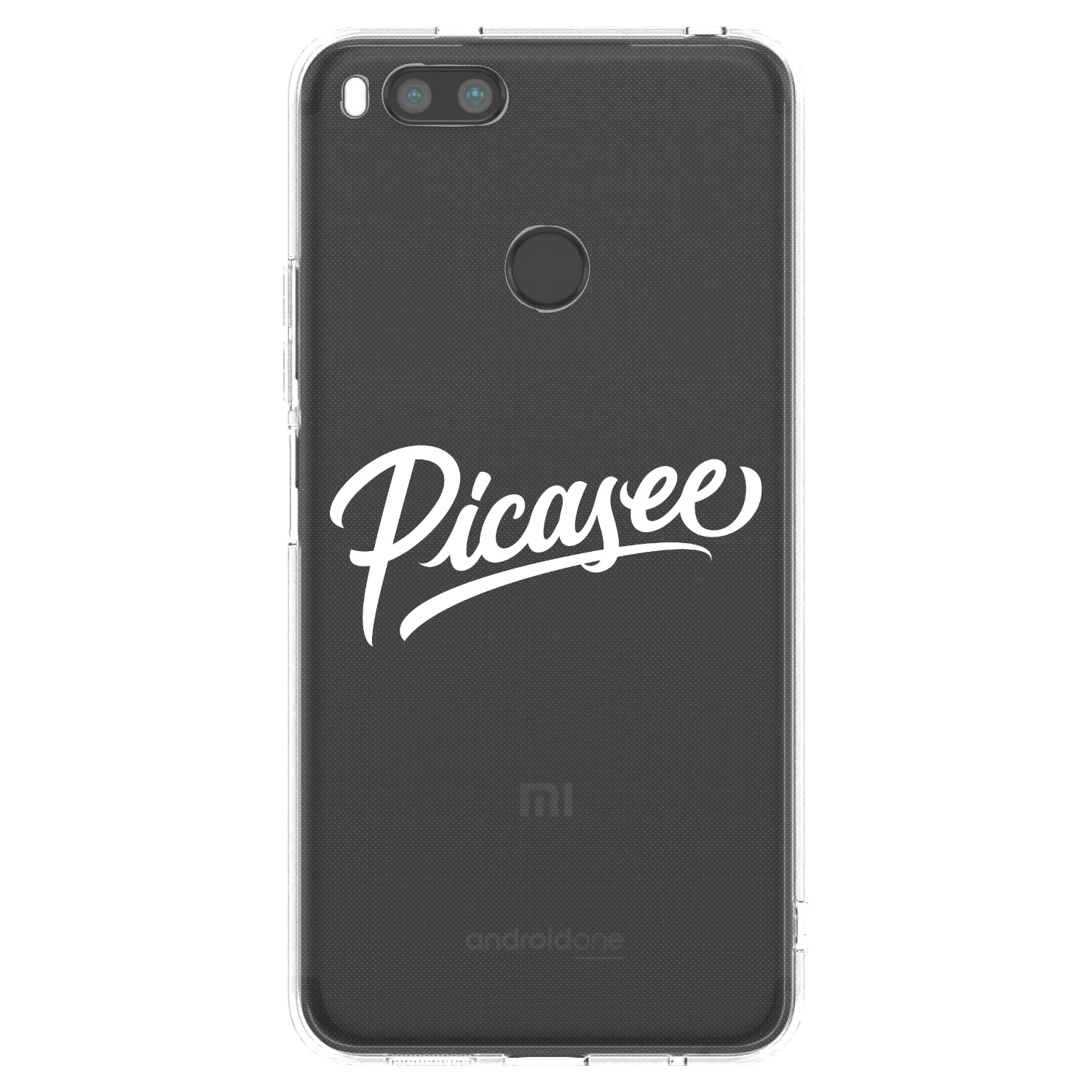 Picasee husă transparentă din silicon pentru Xiaomi Mi A1 Global - Picasee - old logo - white