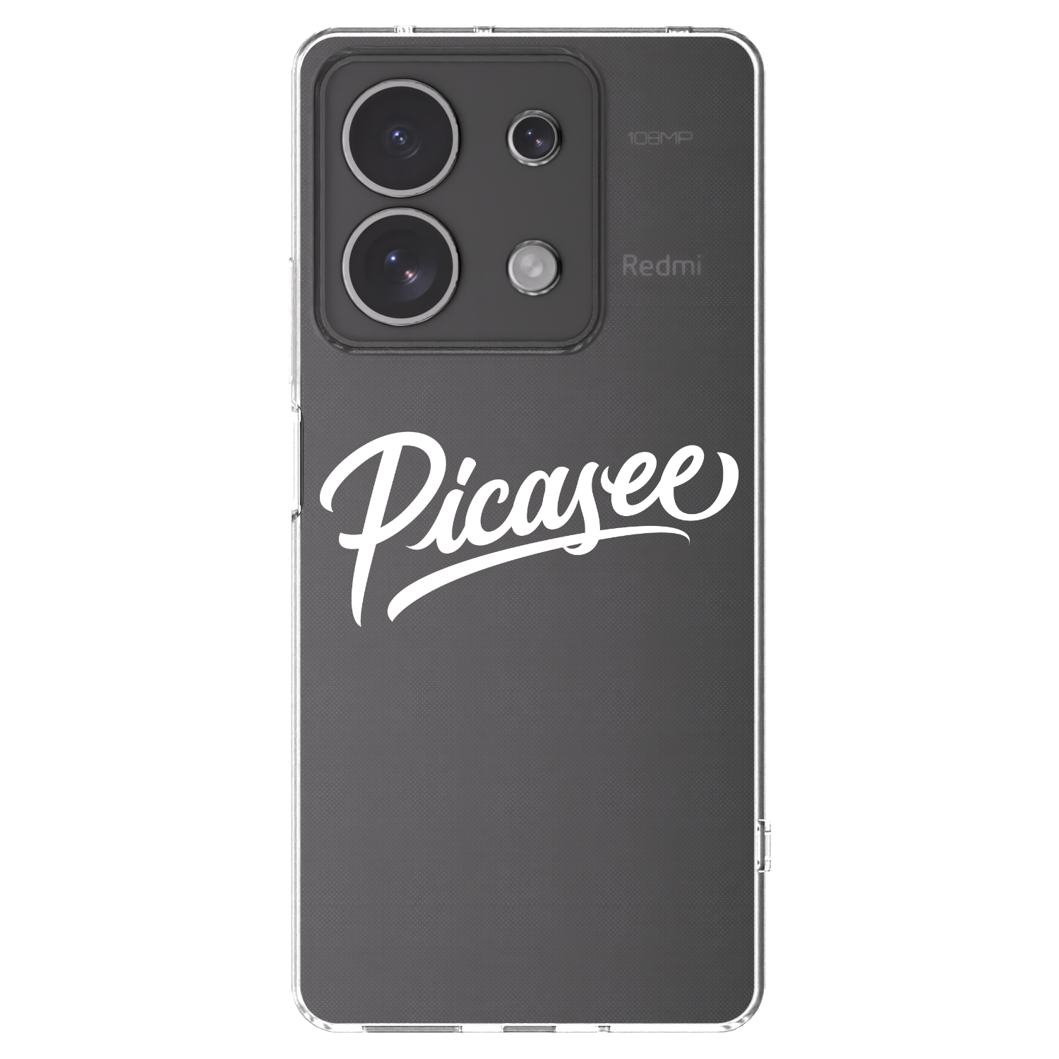 Picasee husă transparentă din silicon pentru Xiaomi Redmi Note 13 4G - Picasee - old logo - white